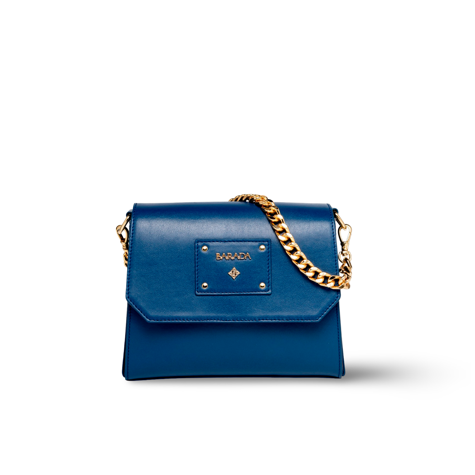 Bolso de hombro con cadena en piel vacuno lujo moderno