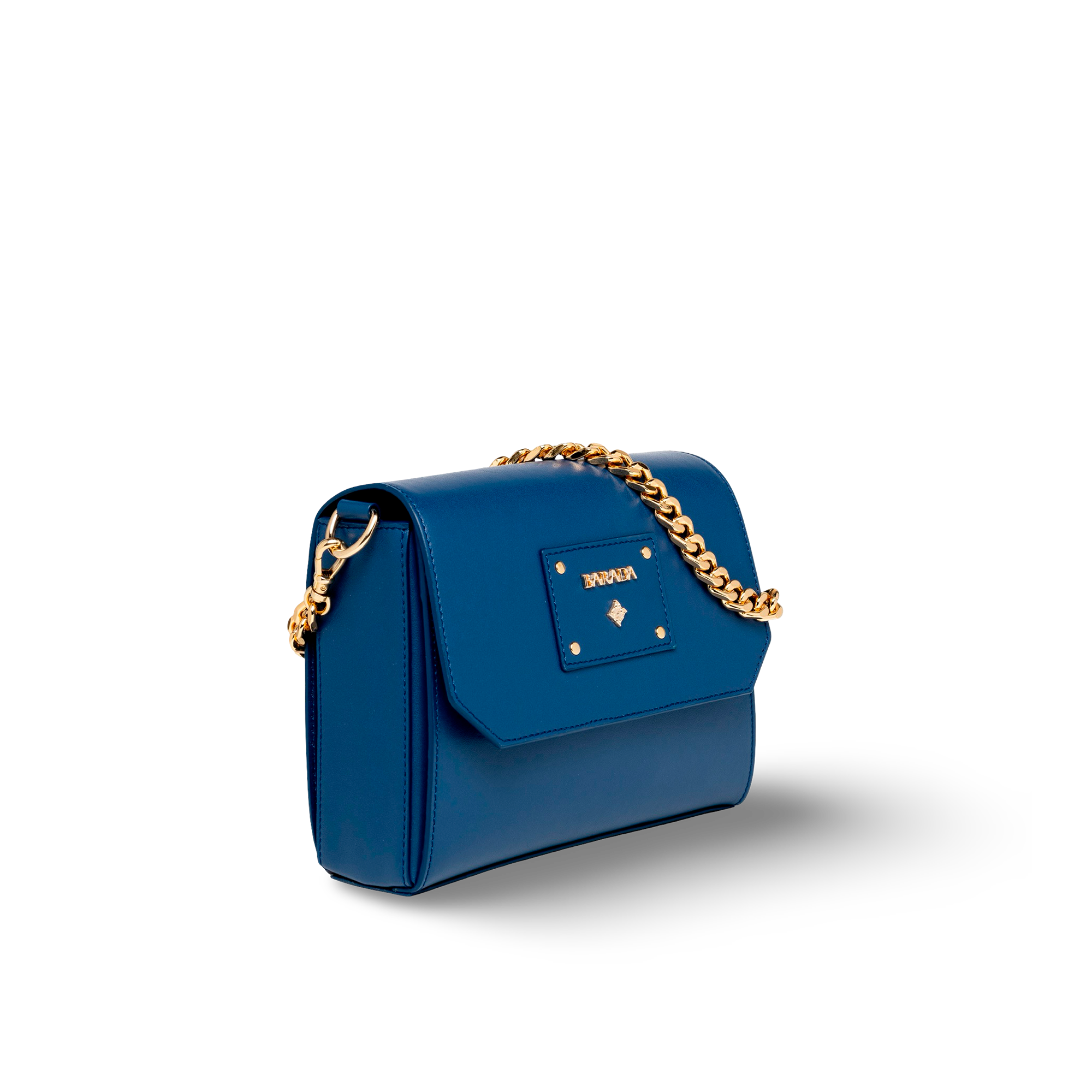 Bolso de hombro con cadena en piel vacuno lujo moderno