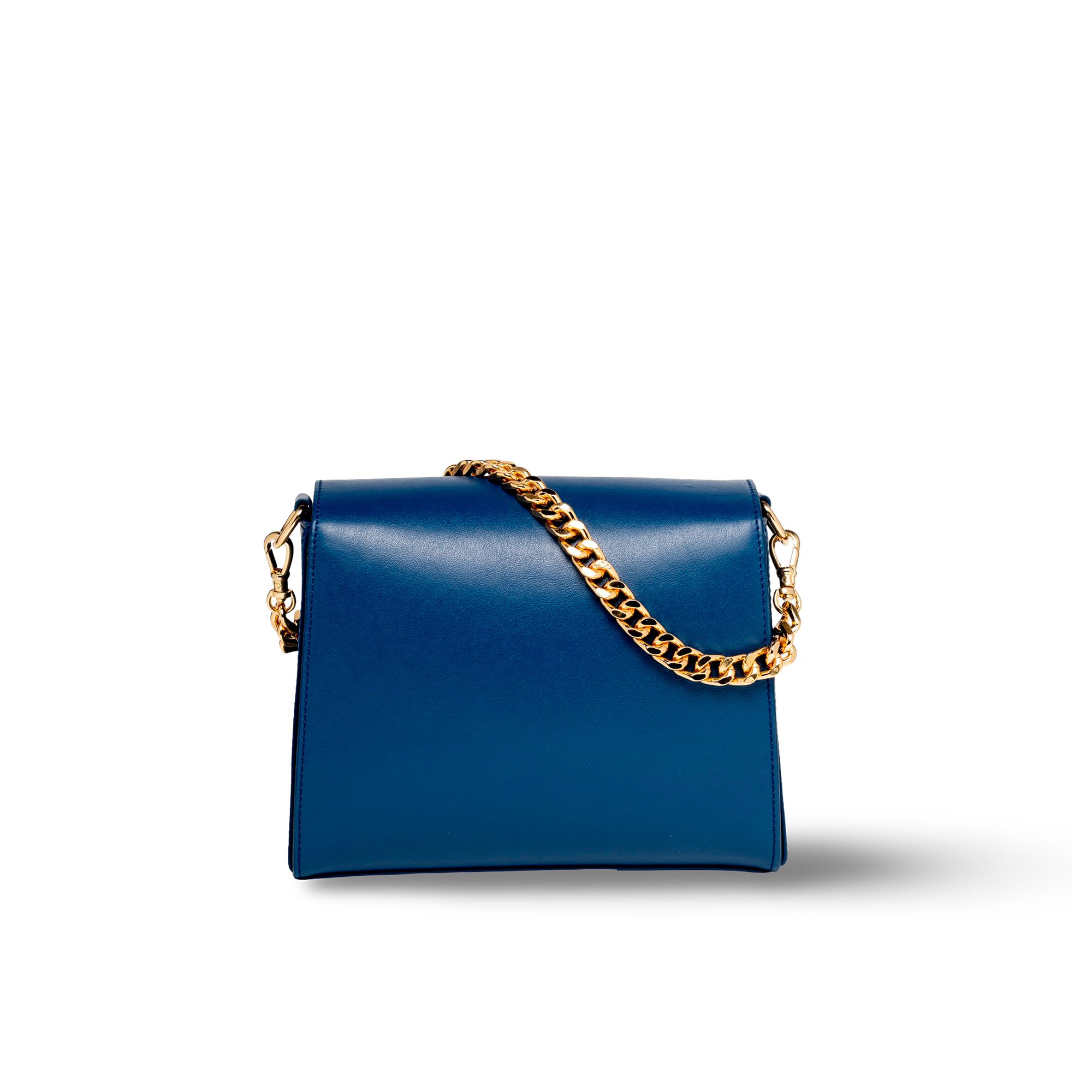 Bolso de hombro con cadena en piel vacuno lujo moderno