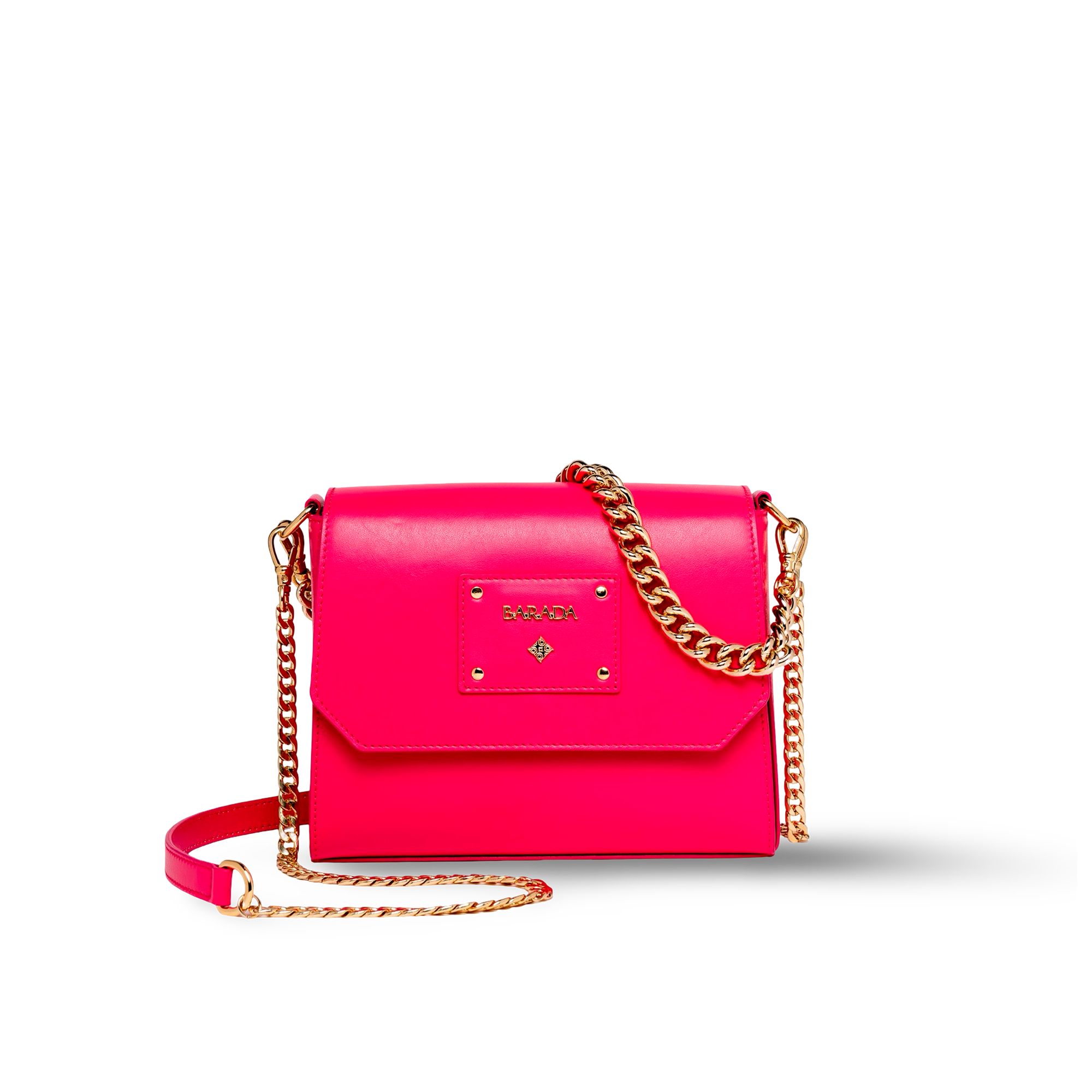 Bolso de hombro con cadena en piel vacuno lujo moderno