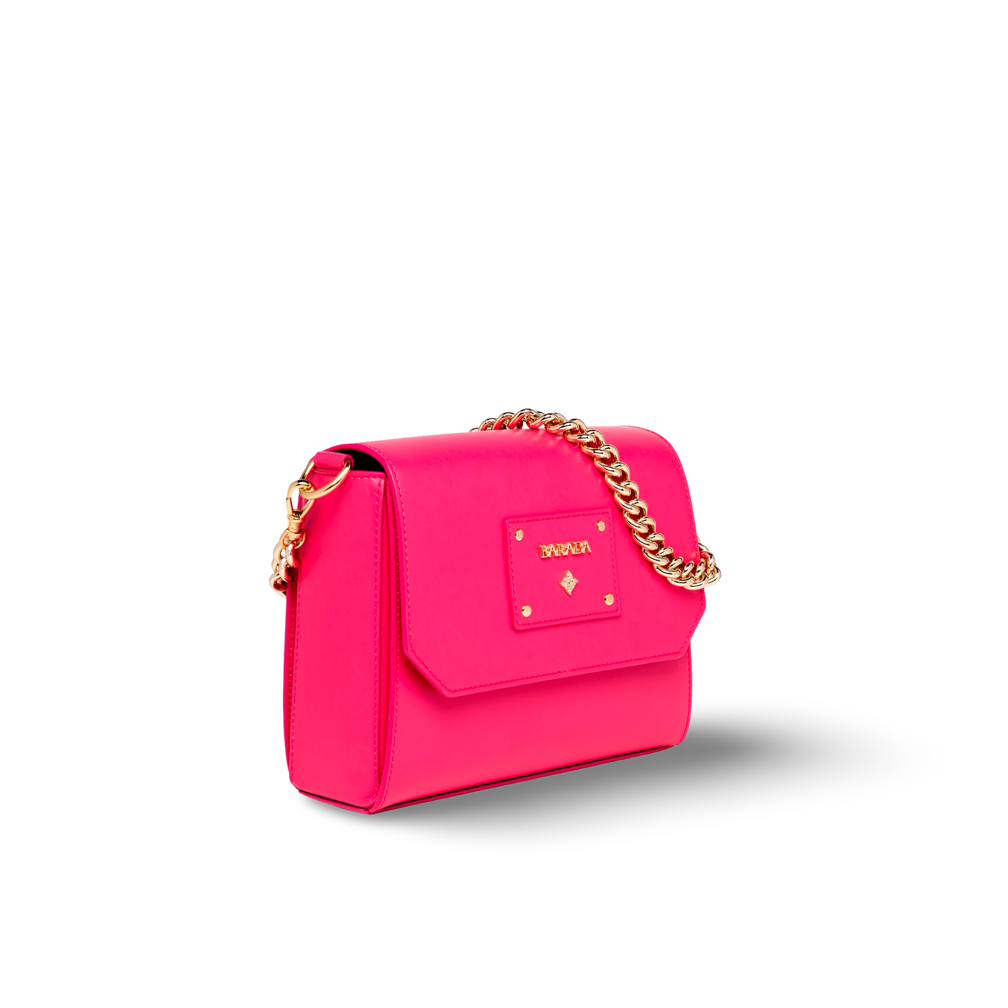 Bolso de hombro con cadena en piel vacuno lujo moderno