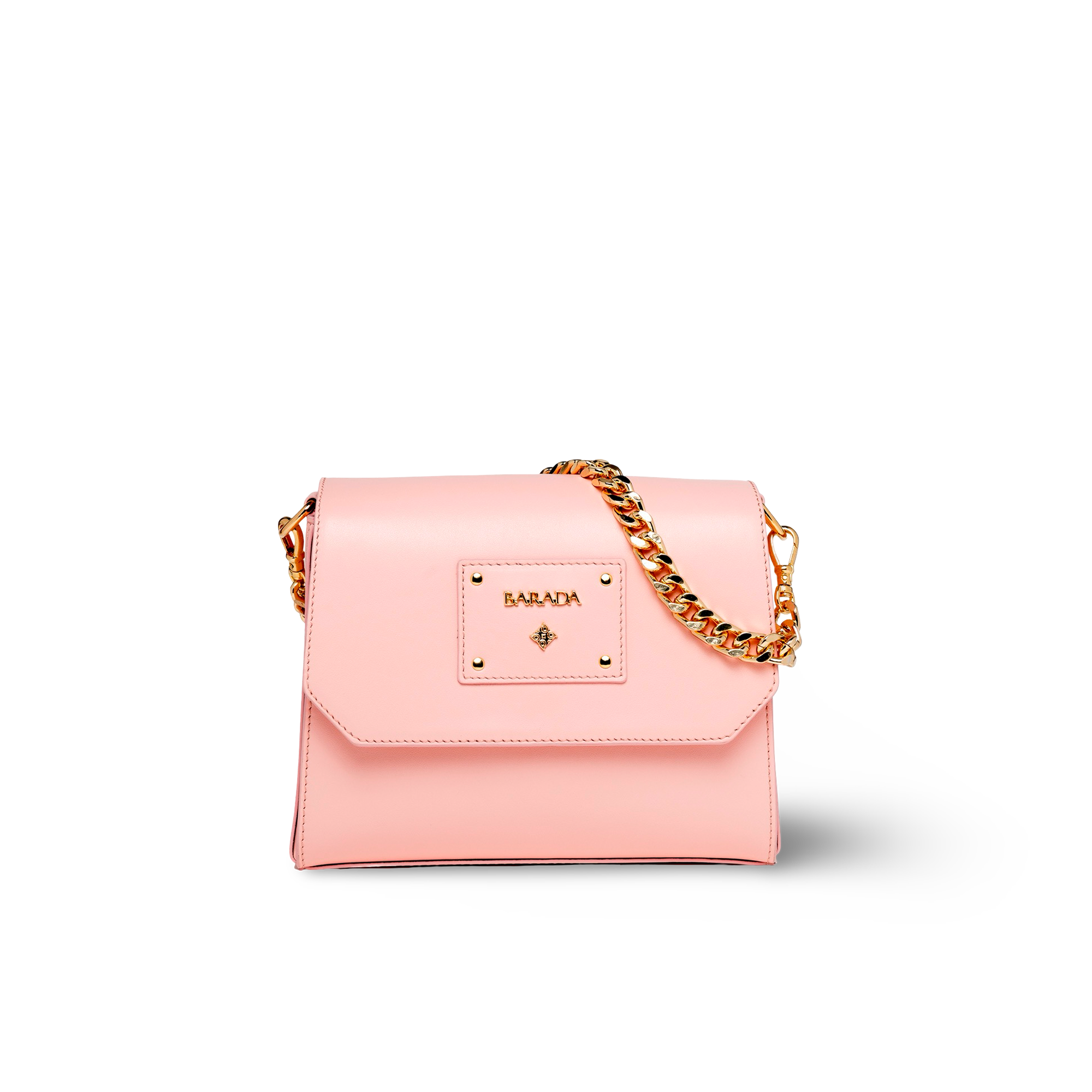 Bolso de hombro con cadena en piel vacuno lujo moderno