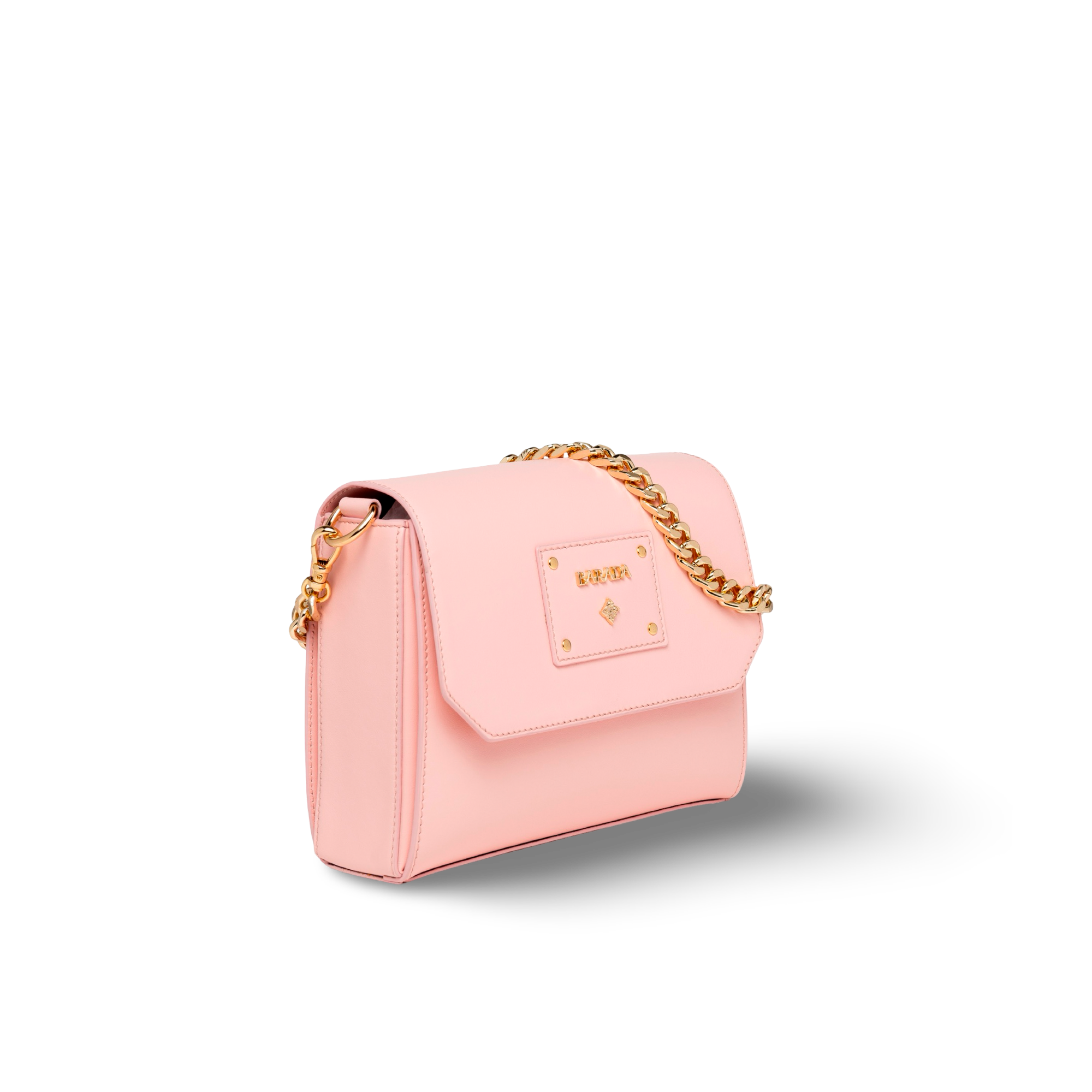 Bolso de hombro con cadena en piel vacuno lujo moderno