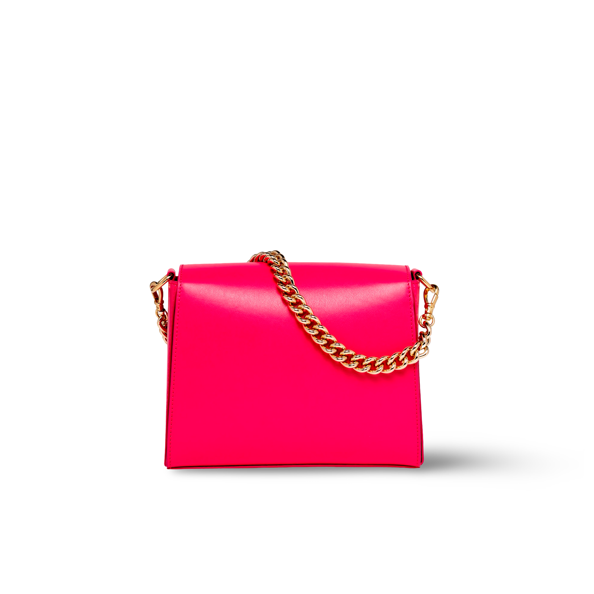 Bolso de hombro con cadena en piel vacuno lujo moderno
