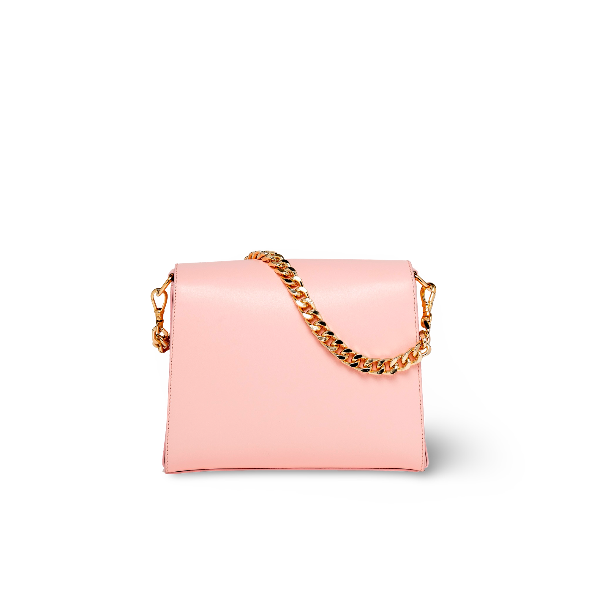 Bolso de hombro con cadena en piel vacuno lujo moderno