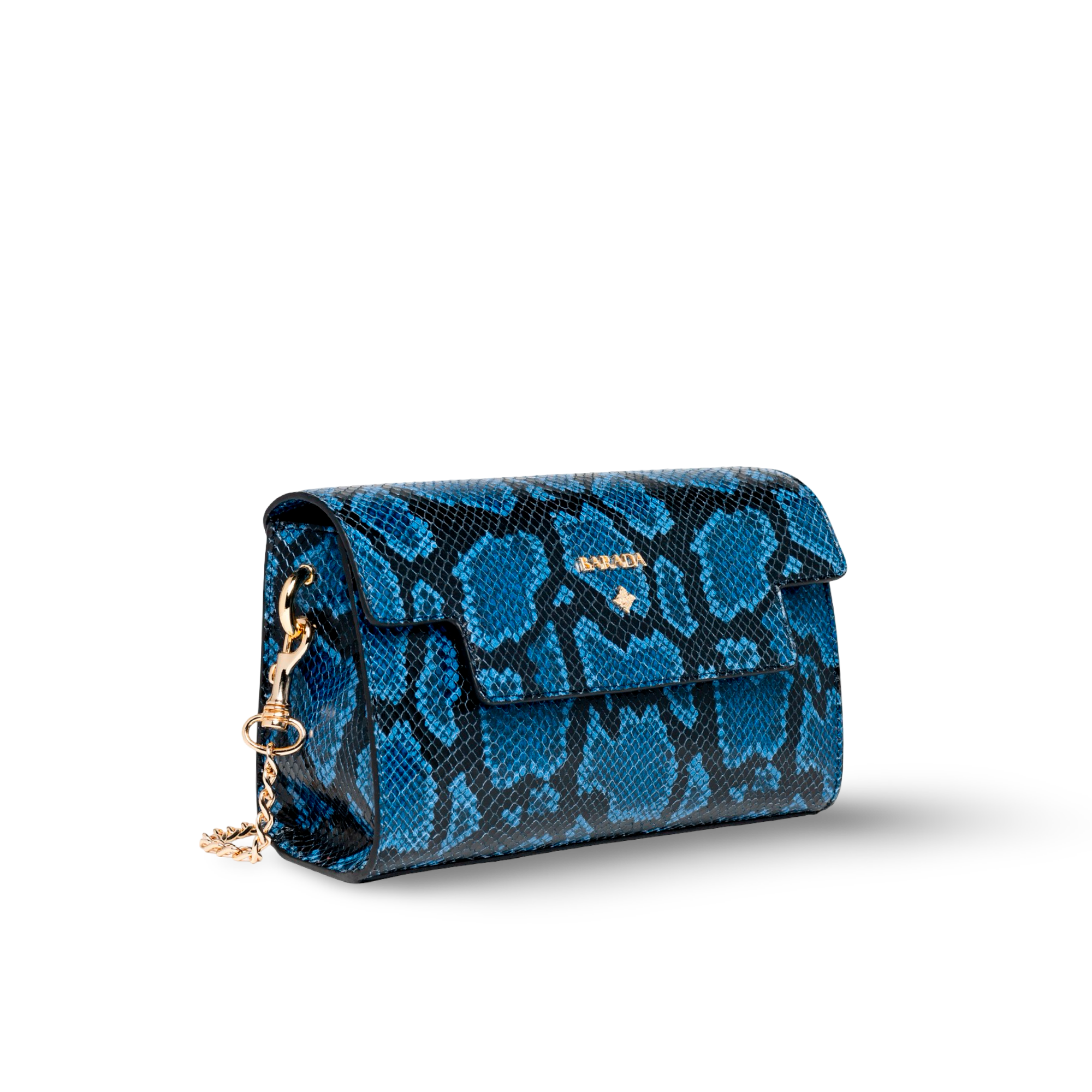 Bolso bandolera en piel vacuno con cadena moderna