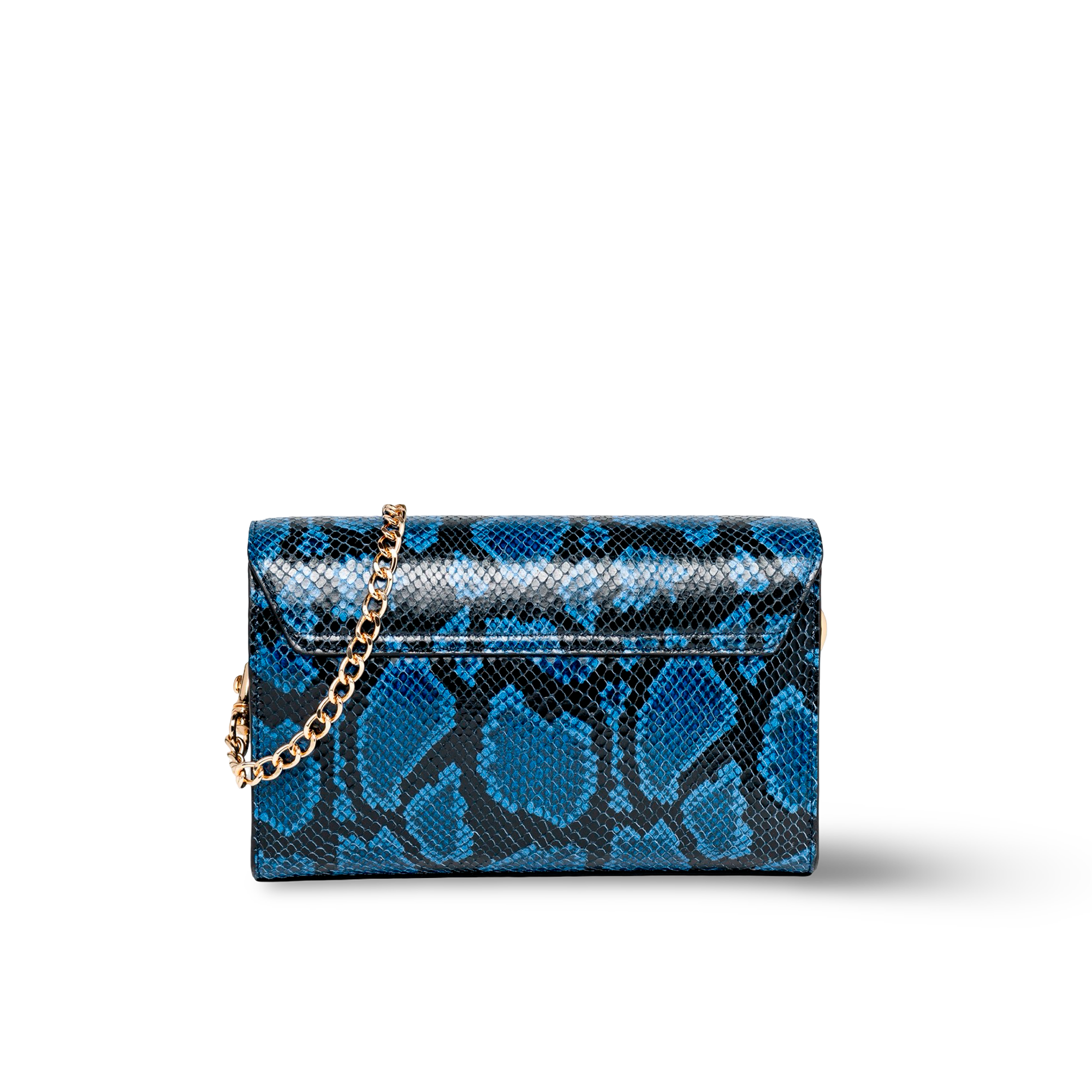 Bolso bandolera en piel vacuno con cadena moderna