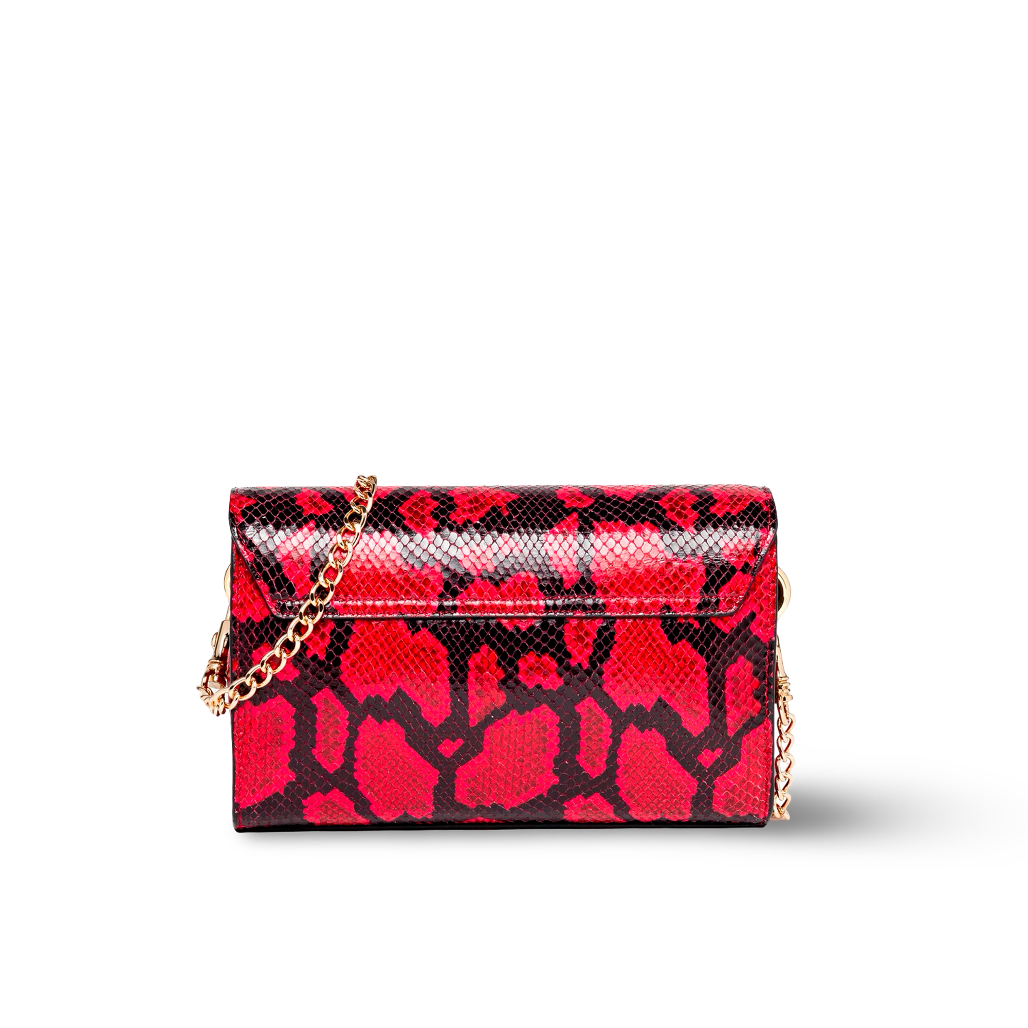 Bolso bandolera en piel vacuno con cadena moderna