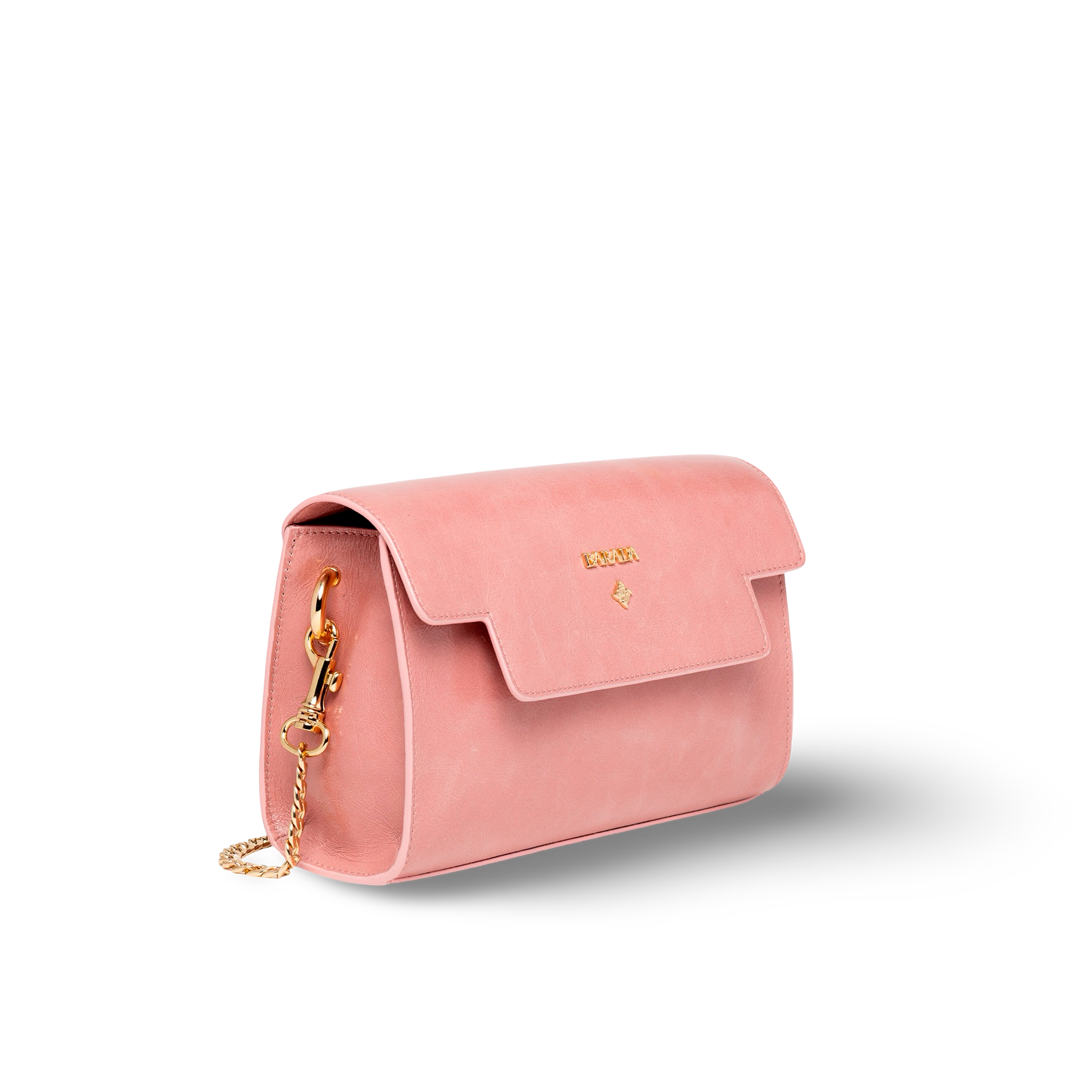 Bolso bandolera en piel vacuno con cadena moderna