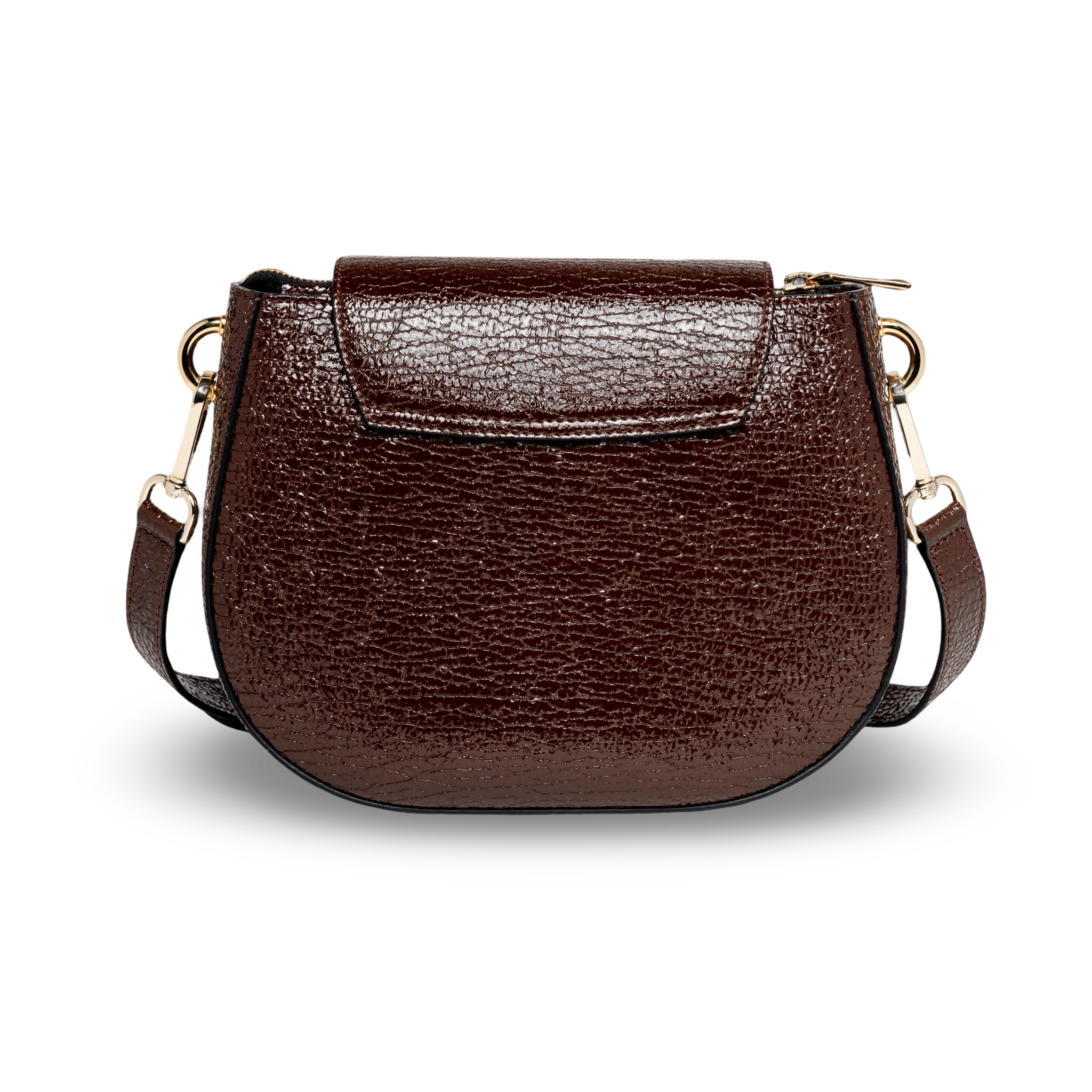 Bolso piel caprino logo bandolera