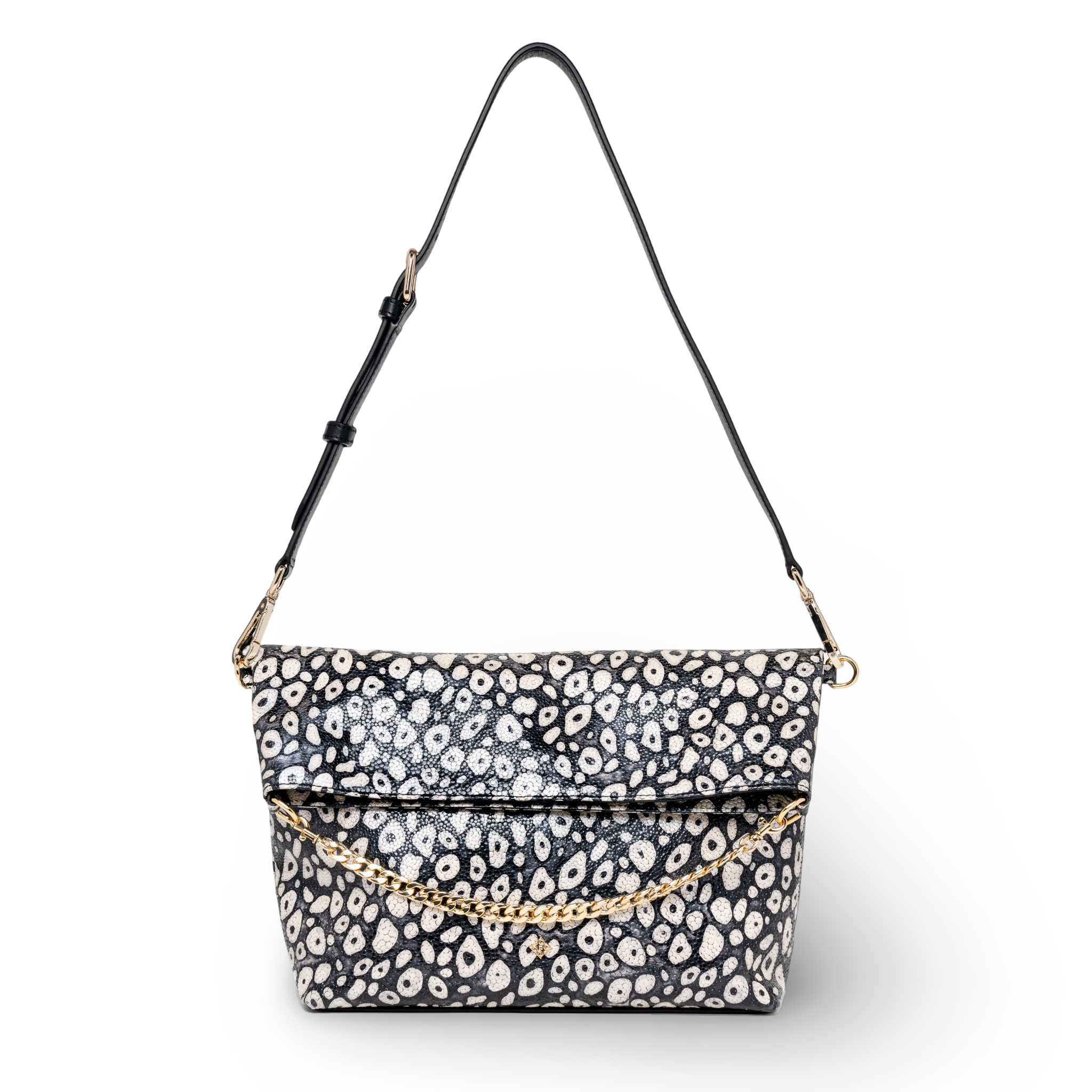 Exclusive cowhide shoulder bag made in Spain