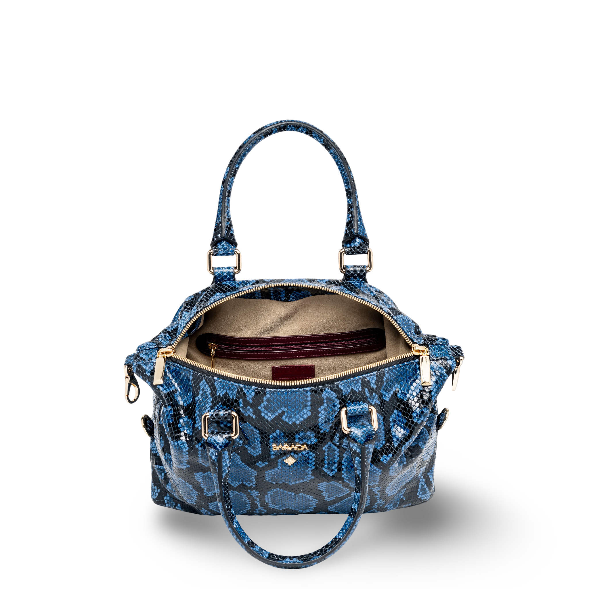 Luxury handmade cowhide bowling bag
