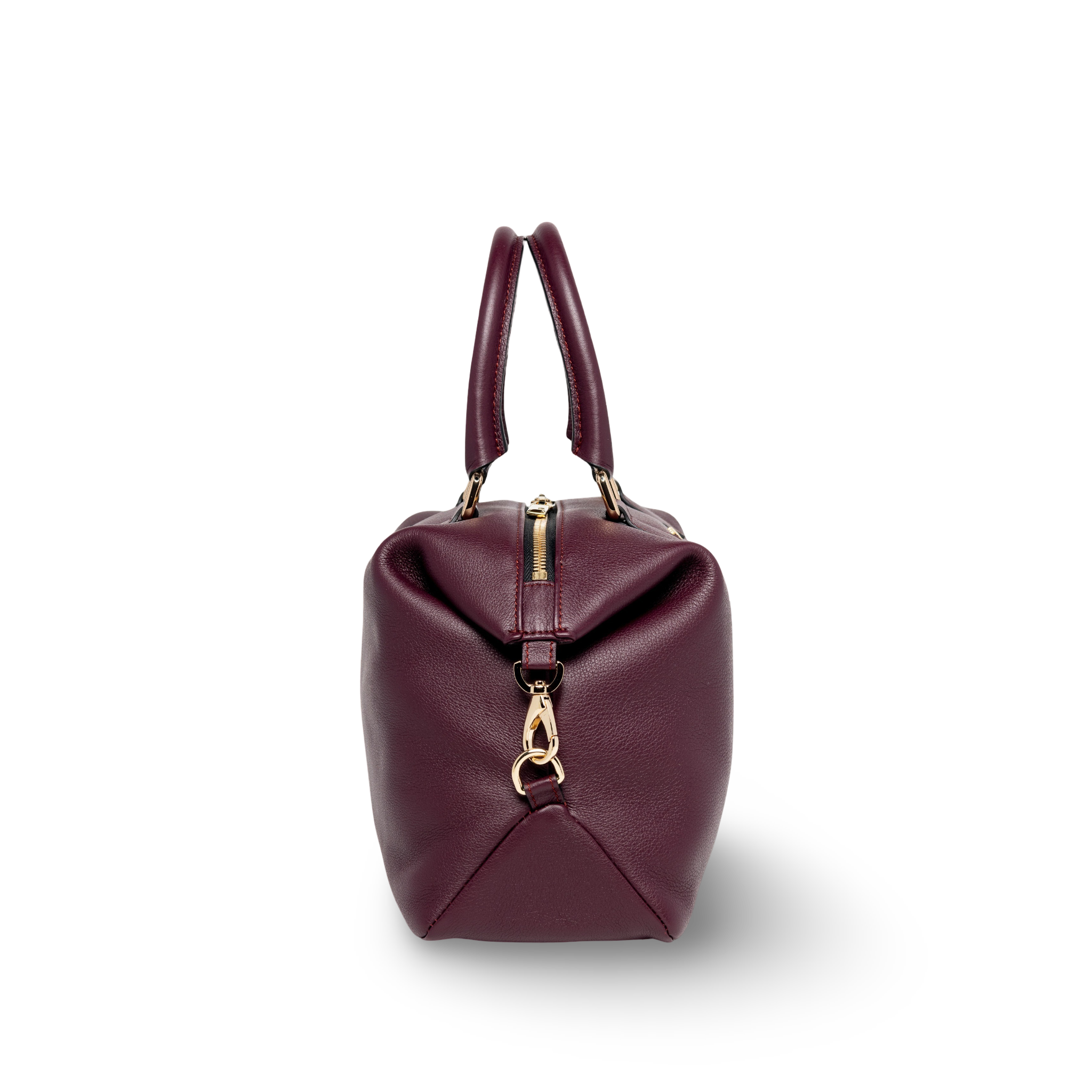 Luxury handmade cowhide bowling bag