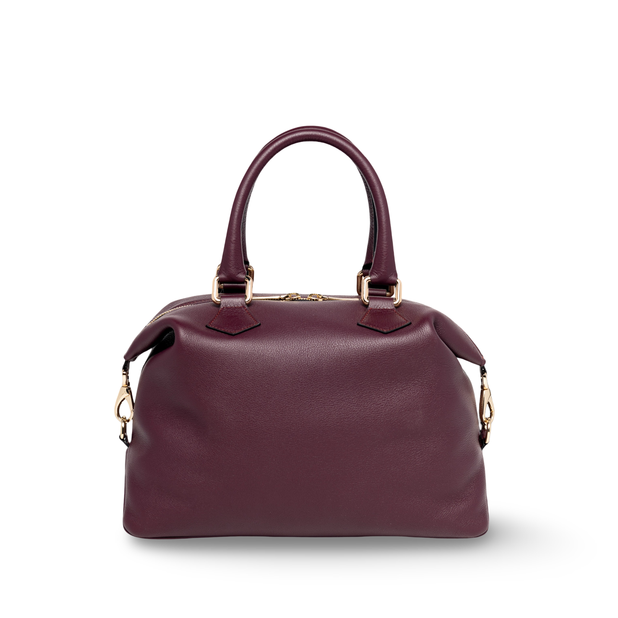 Luxury handmade cowhide bowling bag