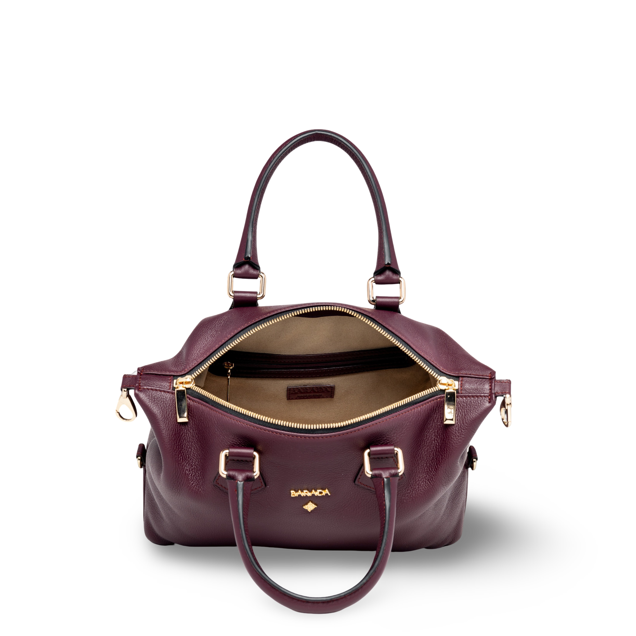 Luxury handmade cowhide bowling bag