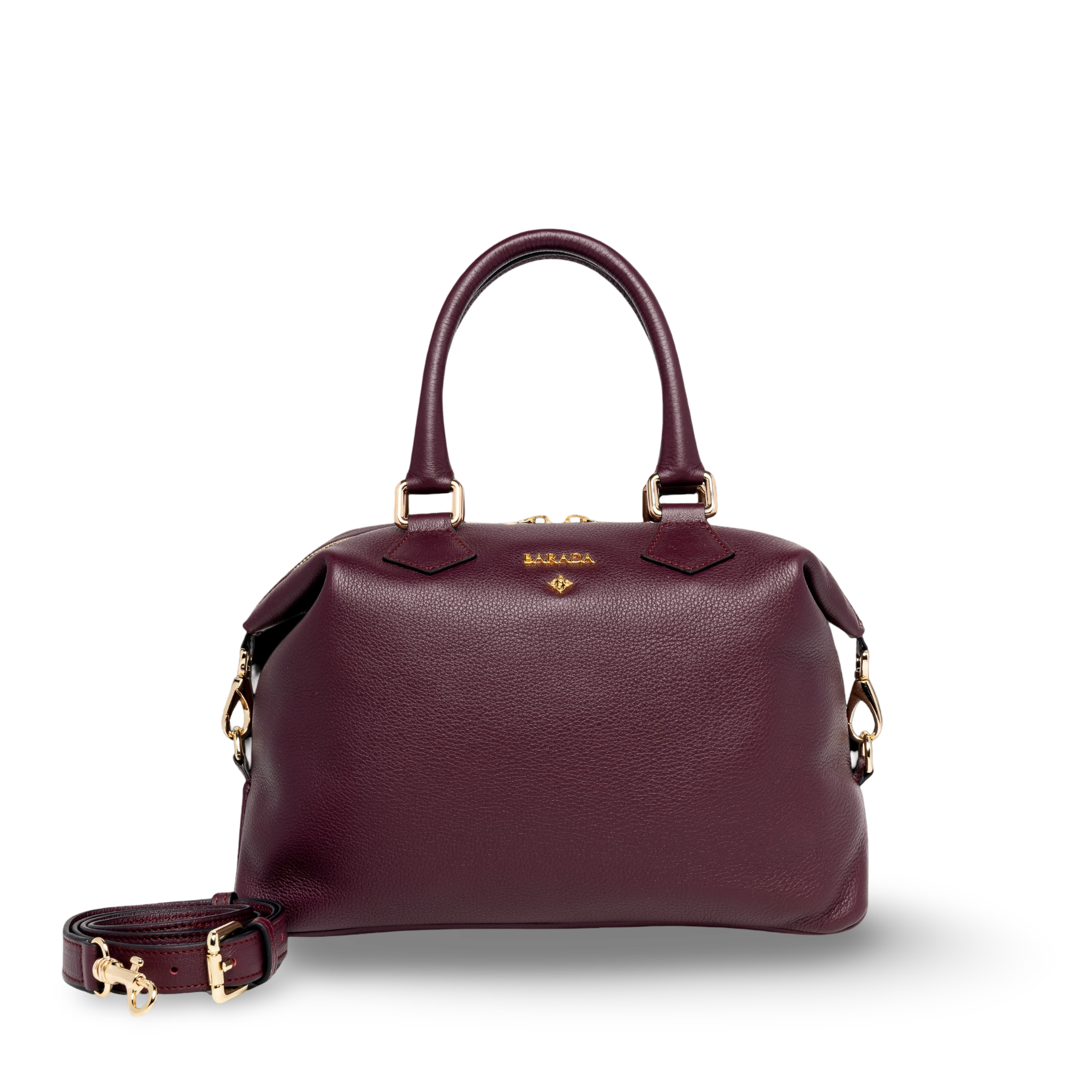 Luxury handmade cowhide bowling bag