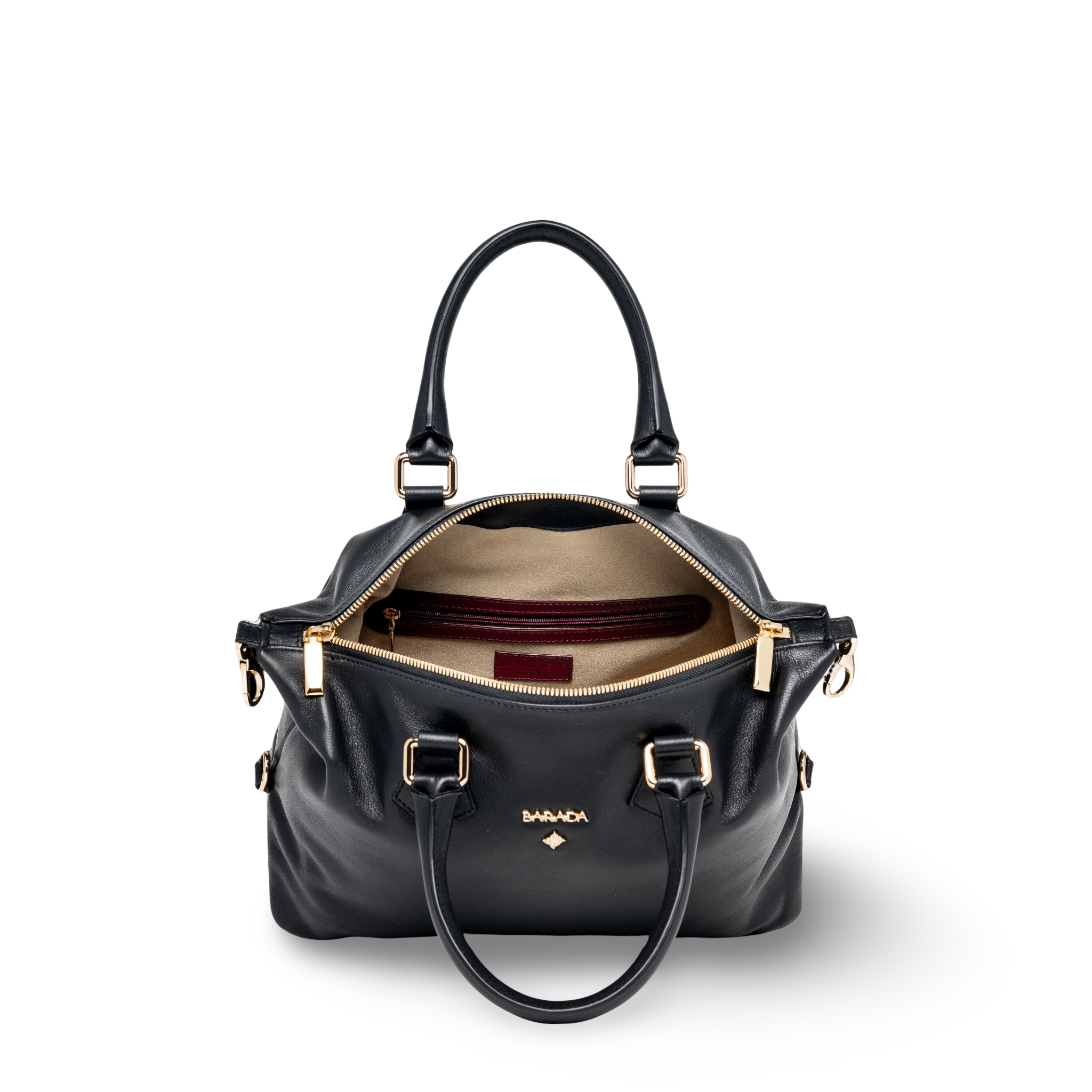 Luxury handmade cowhide bowling bag