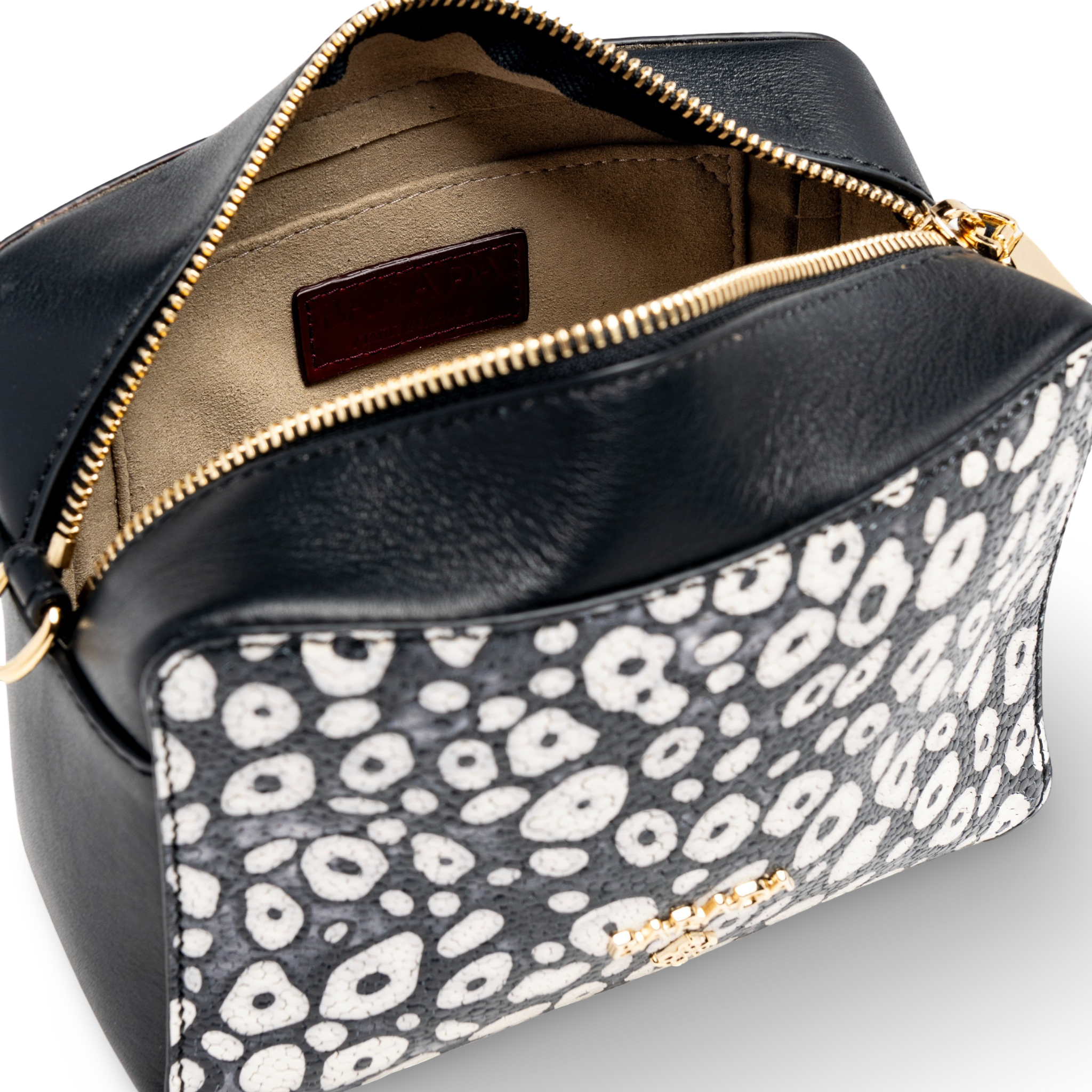 Bolso crossbody bandolera pequeño en piel vacuno de viaje