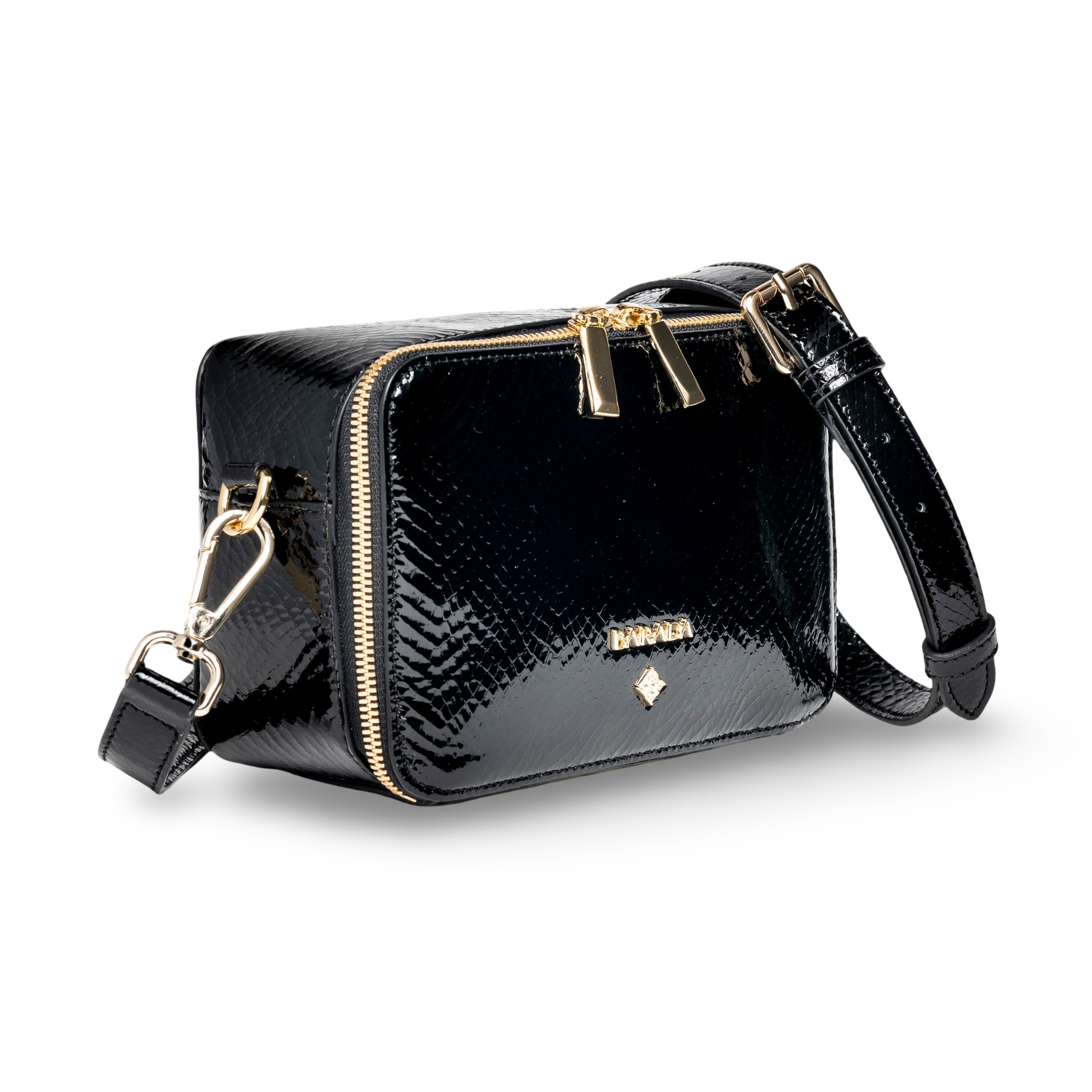 Bolso crossbody bandolera pequeño en piel vacuno de viaje