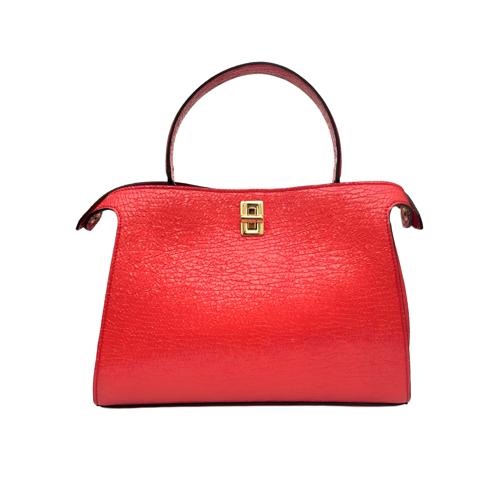 Bolso de mano en cuero de vacuno alta calidad y diseño elegante