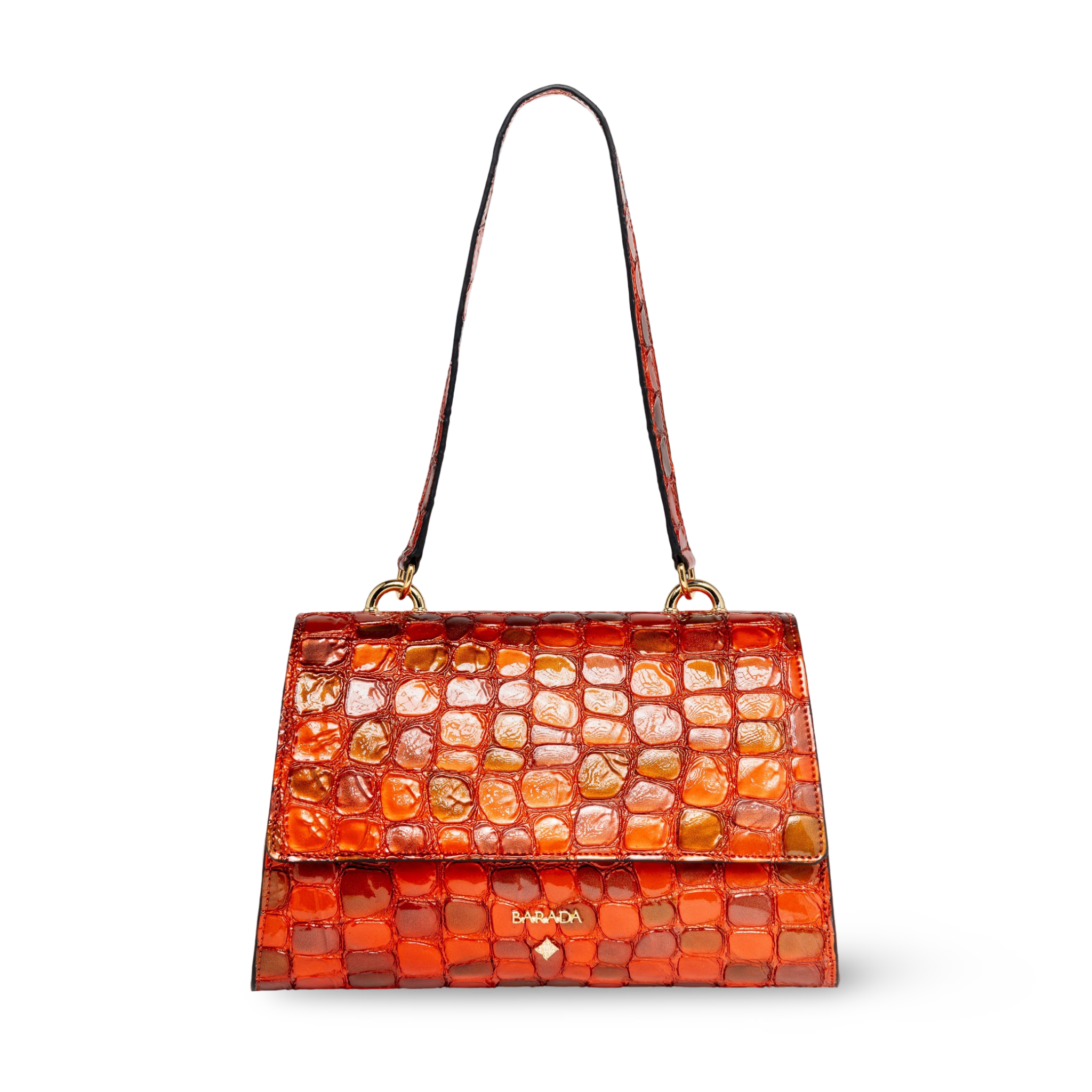 Bolso de hombro en piel caprino diseño moderno y exclusivo