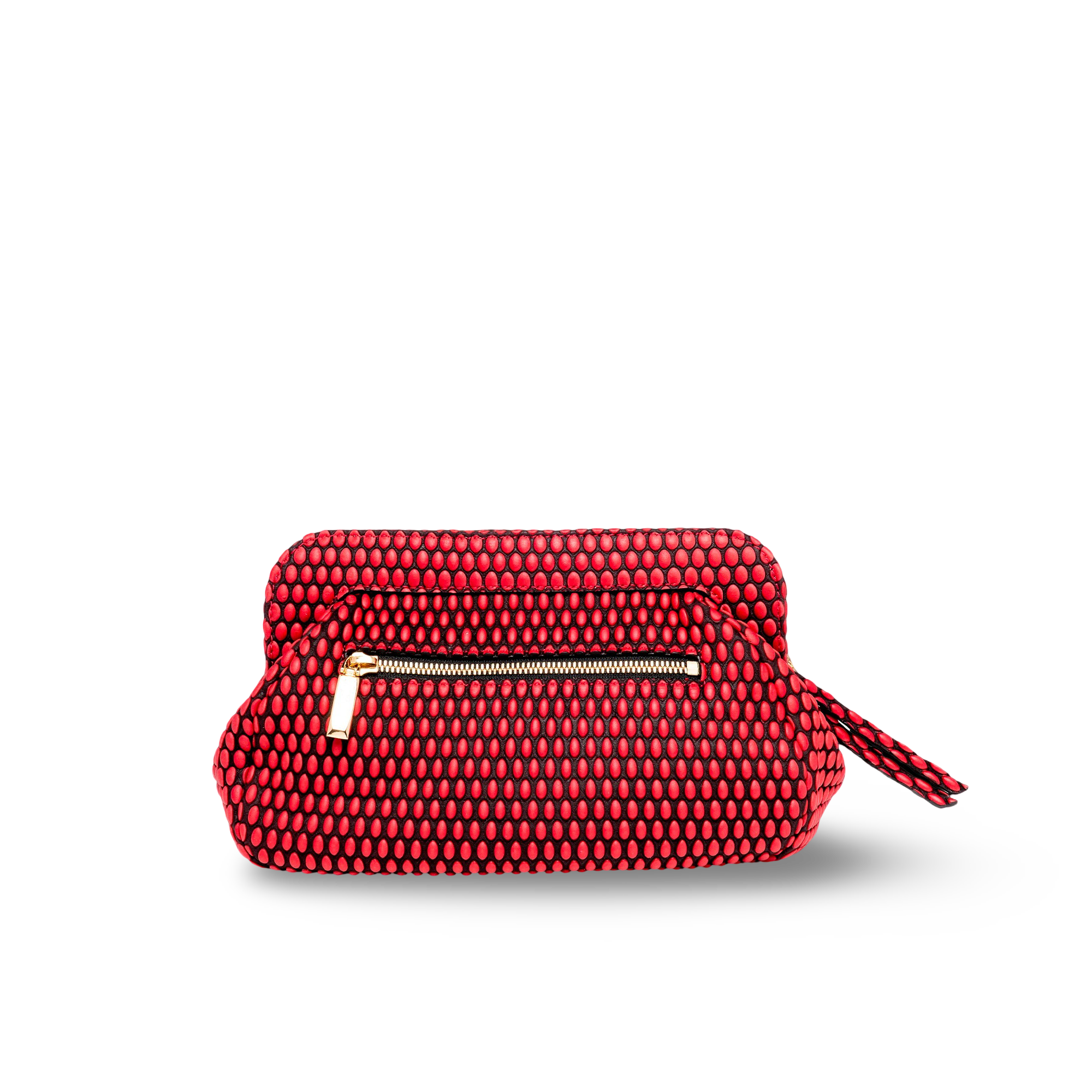 Shoulder bag in cowhide and goatskin, ideal for events