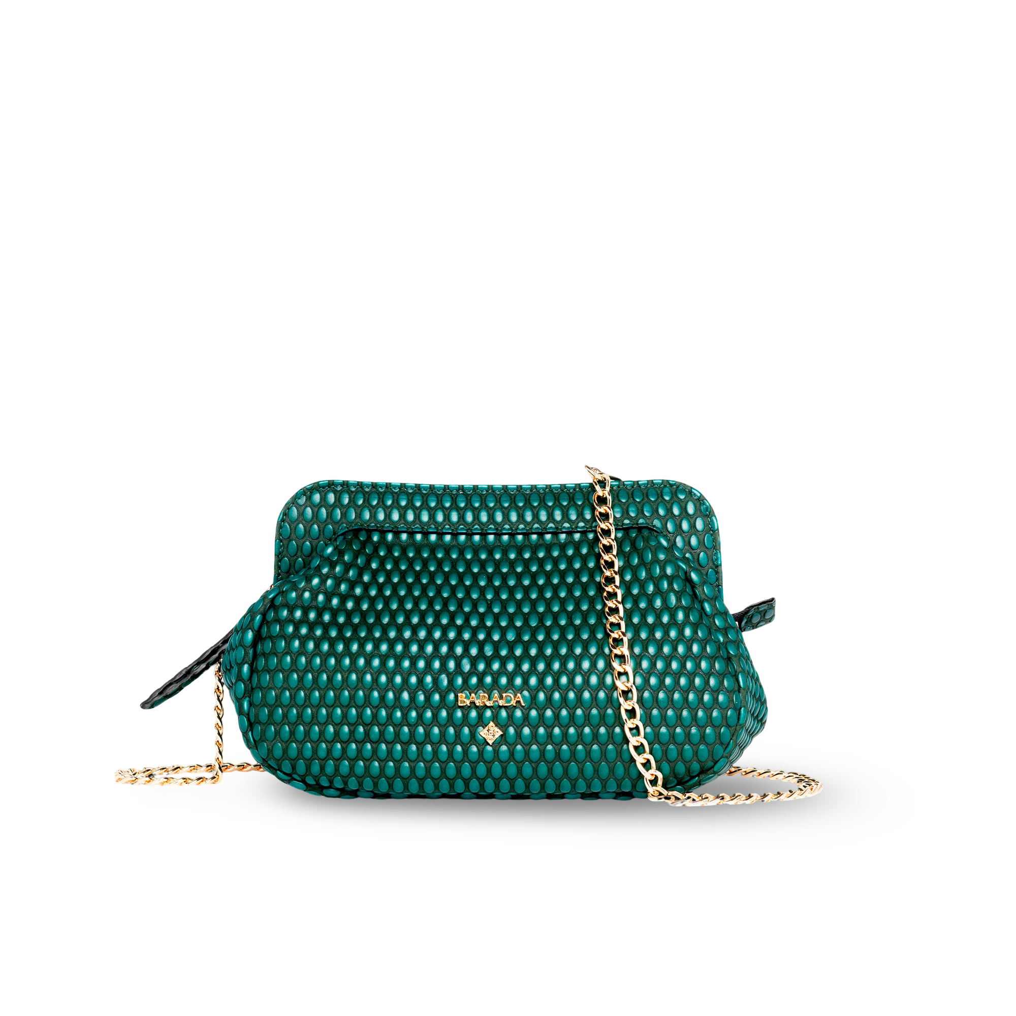 Shoulder bag in cowhide and goatskin, ideal for events