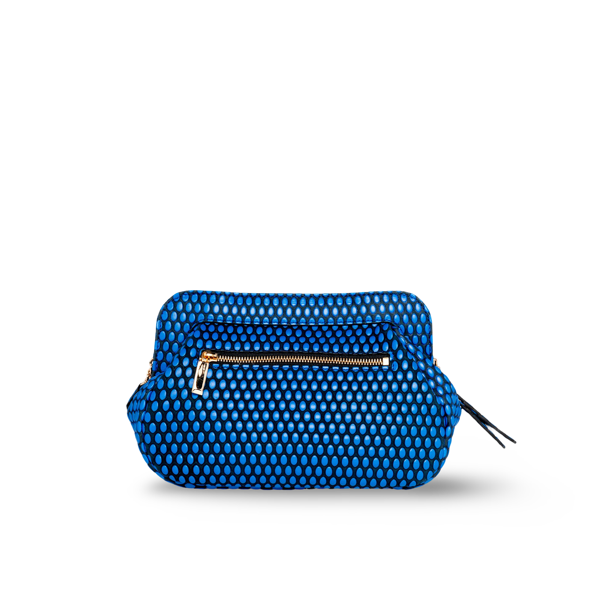 Shoulder bag in cowhide and goatskin, ideal for events