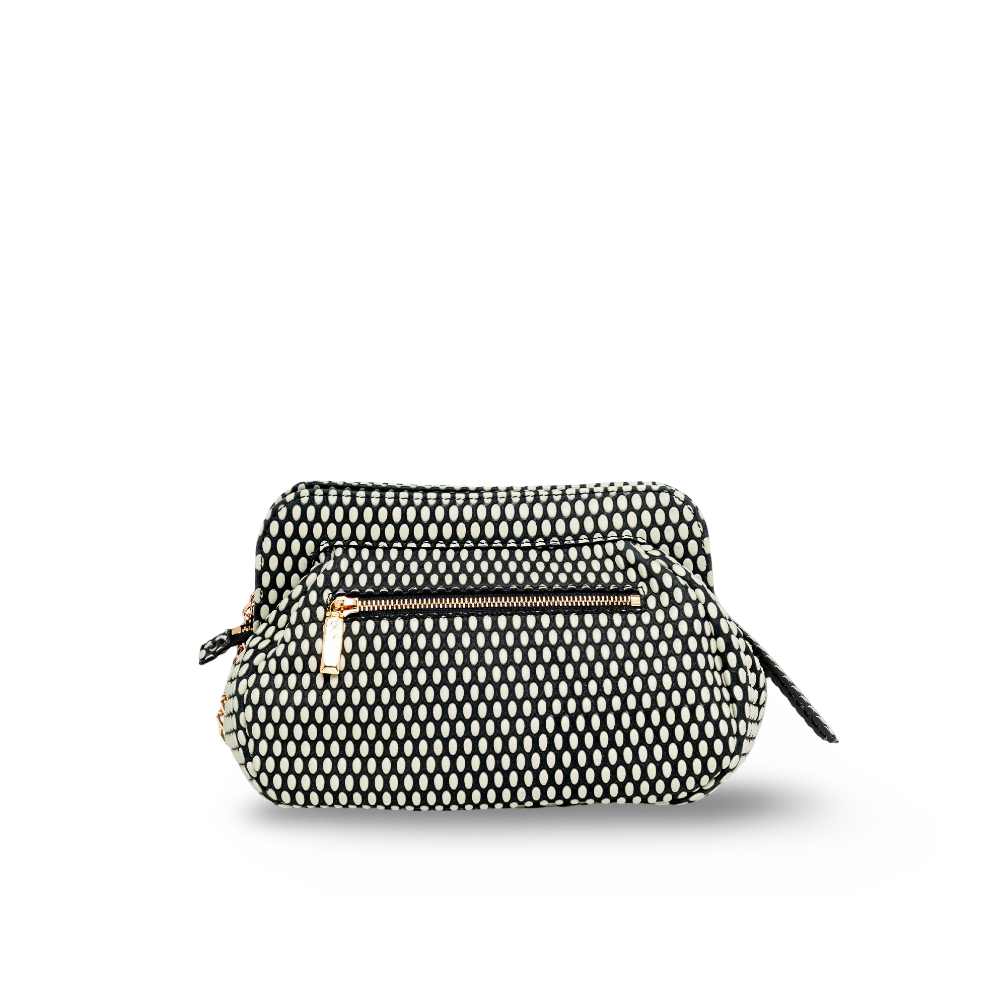 Shoulder bag in cowhide and goatskin, ideal for events