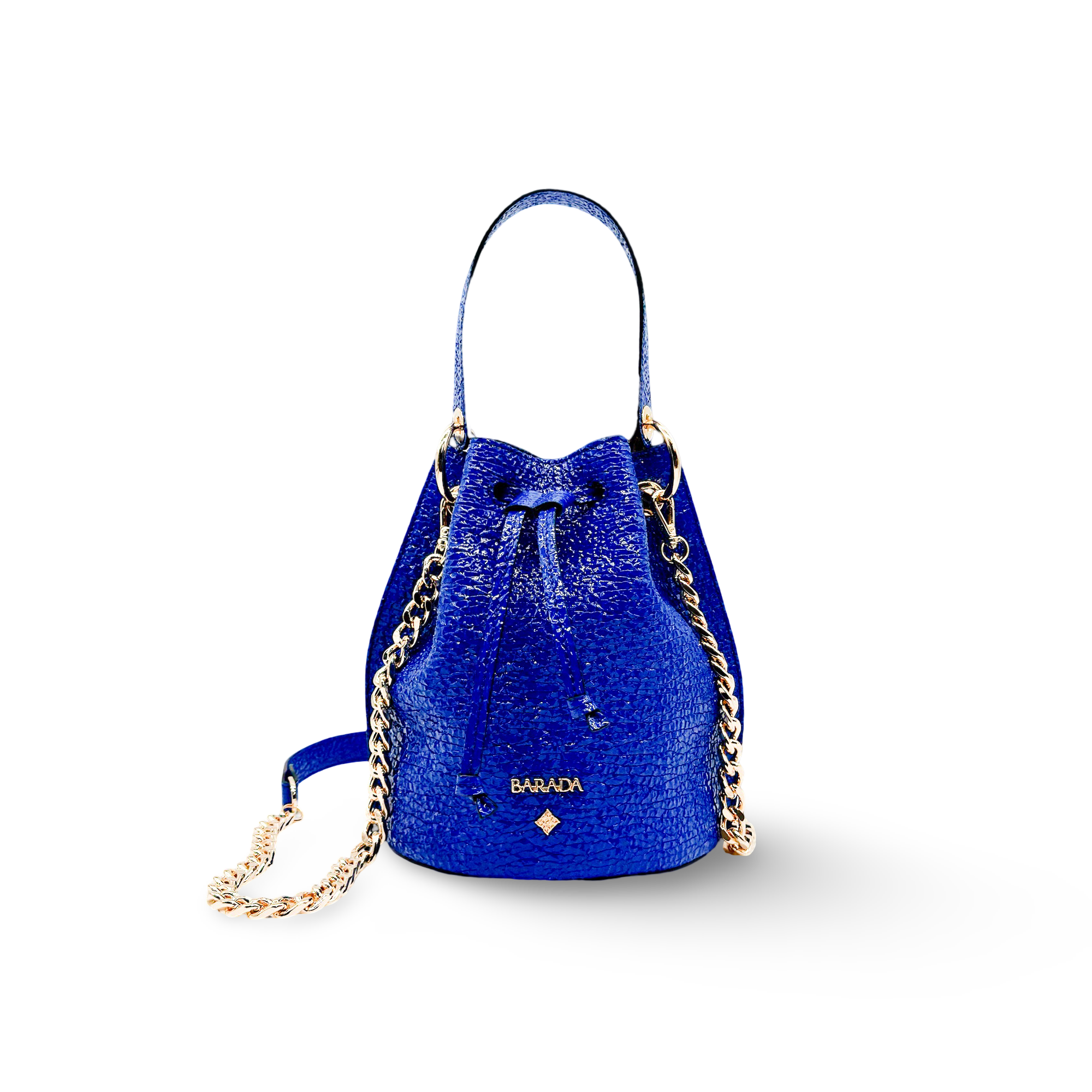 Cowhide beggar bag ideal for private parties