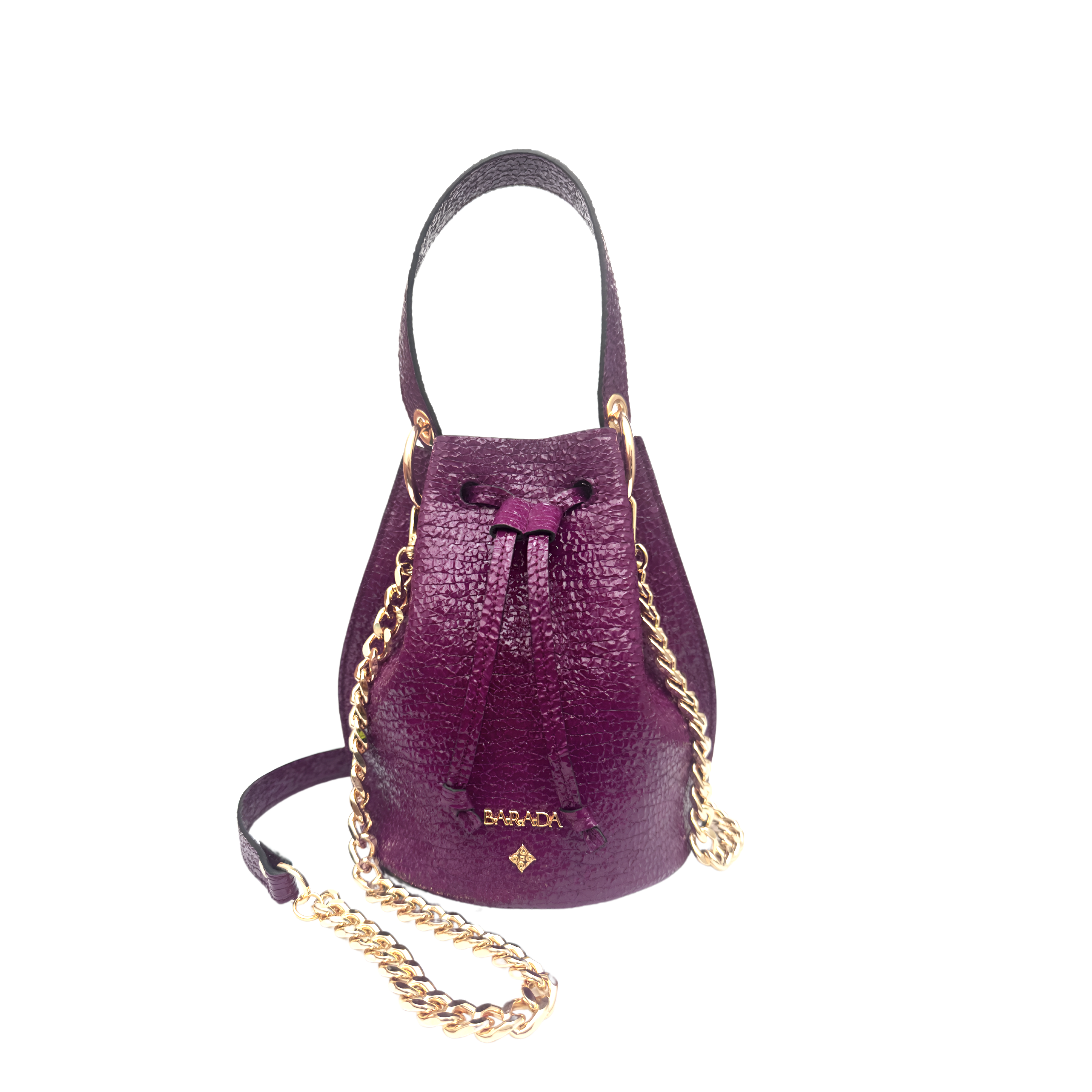 Cowhide beggar bag ideal for private parties
