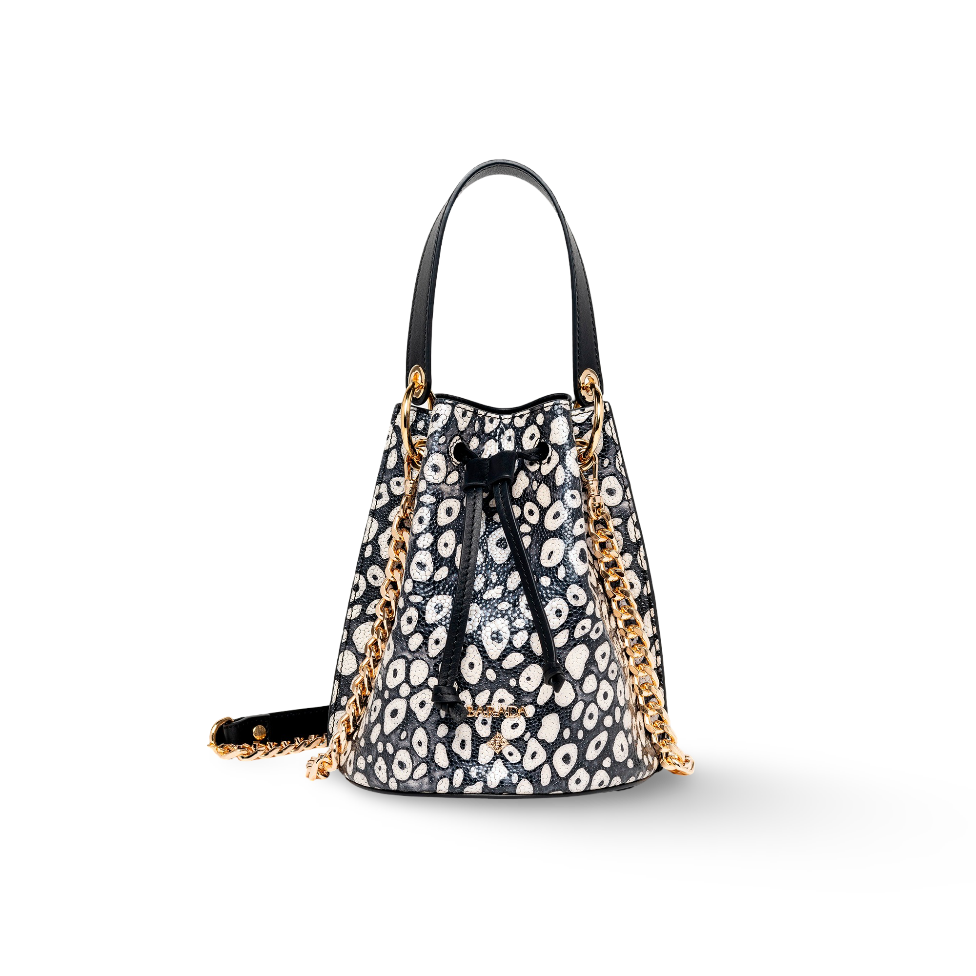 Cowhide beggar bag ideal for private parties