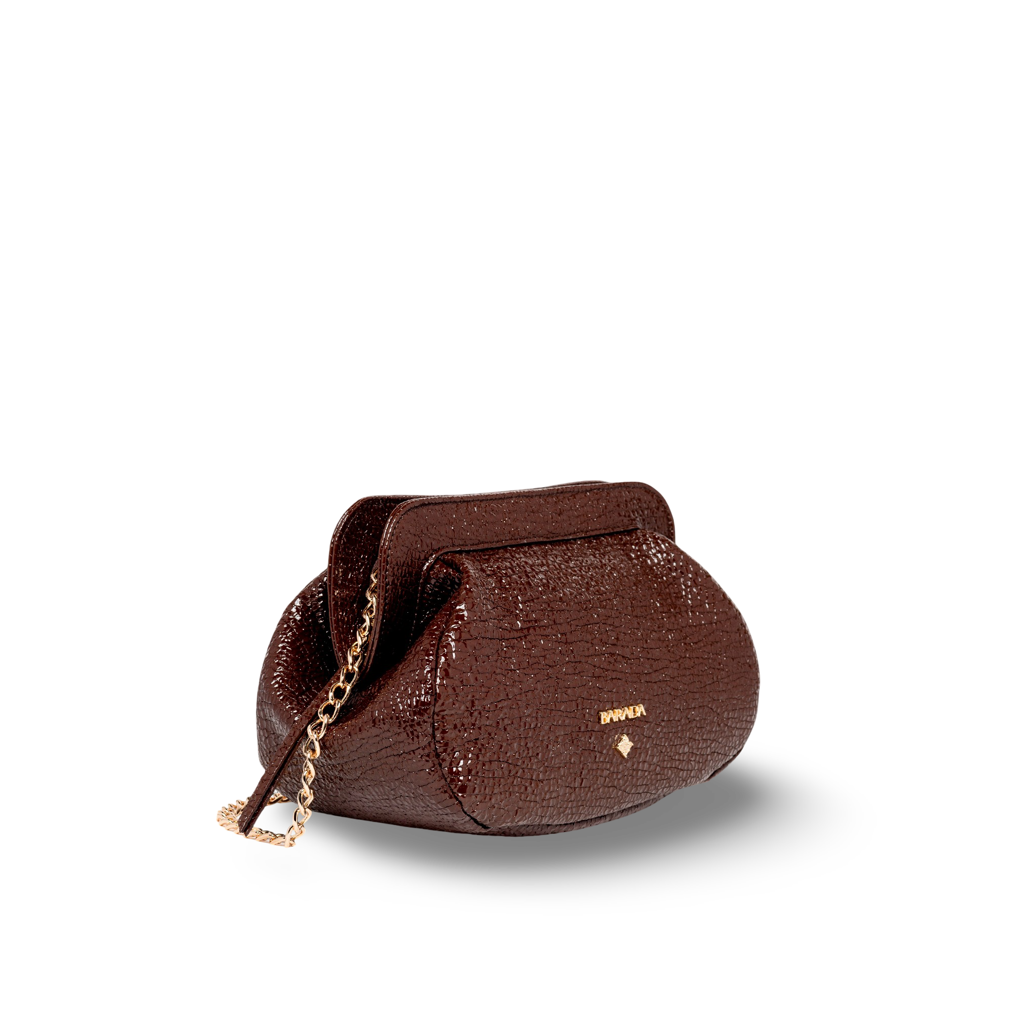Shoulder bag in cowhide and goatskin, ideal for events
