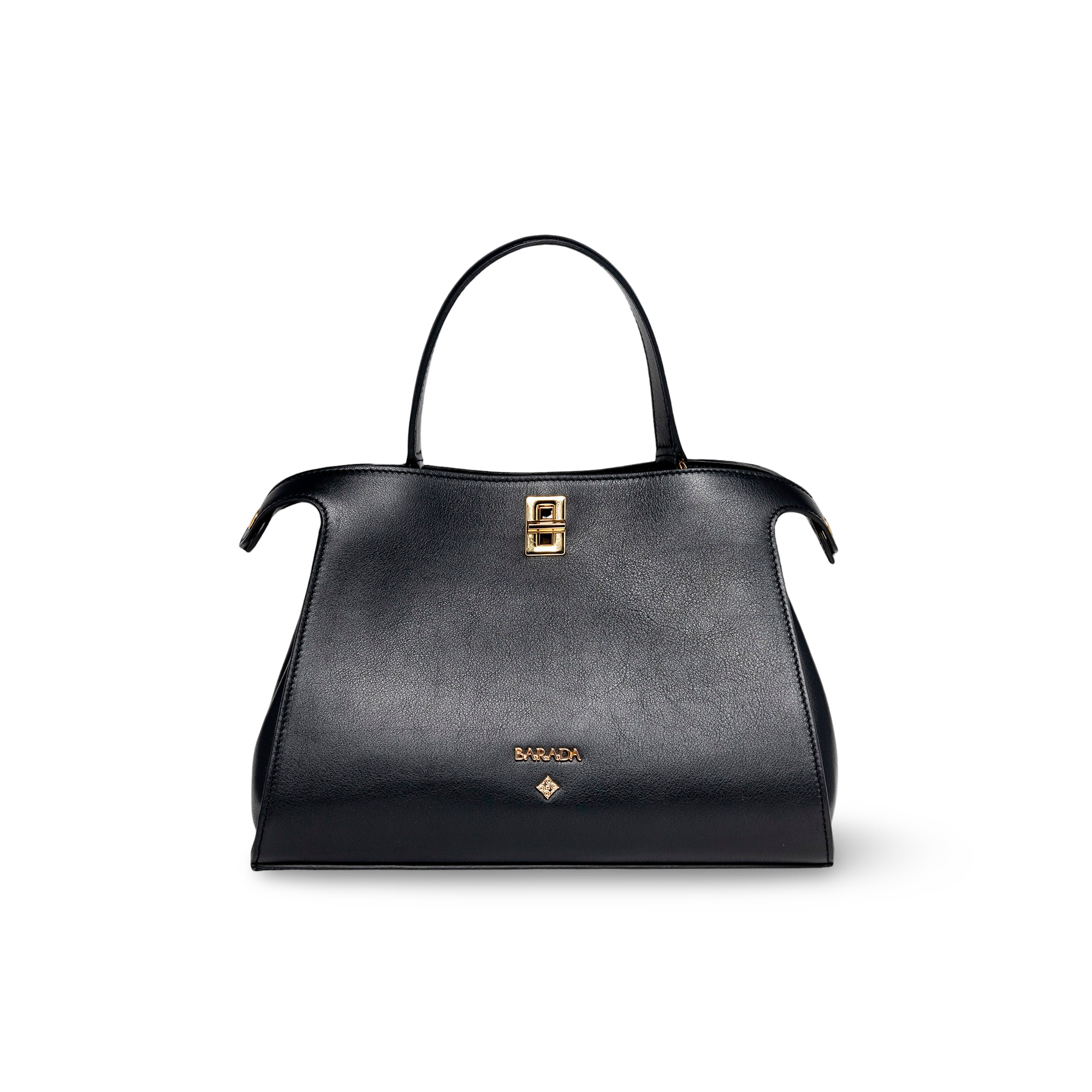 Handbag in high quality cowhide leather and elegant design