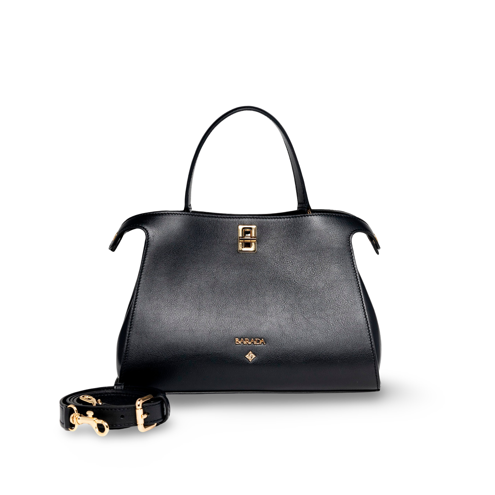 Handbag in high quality cowhide leather and elegant design