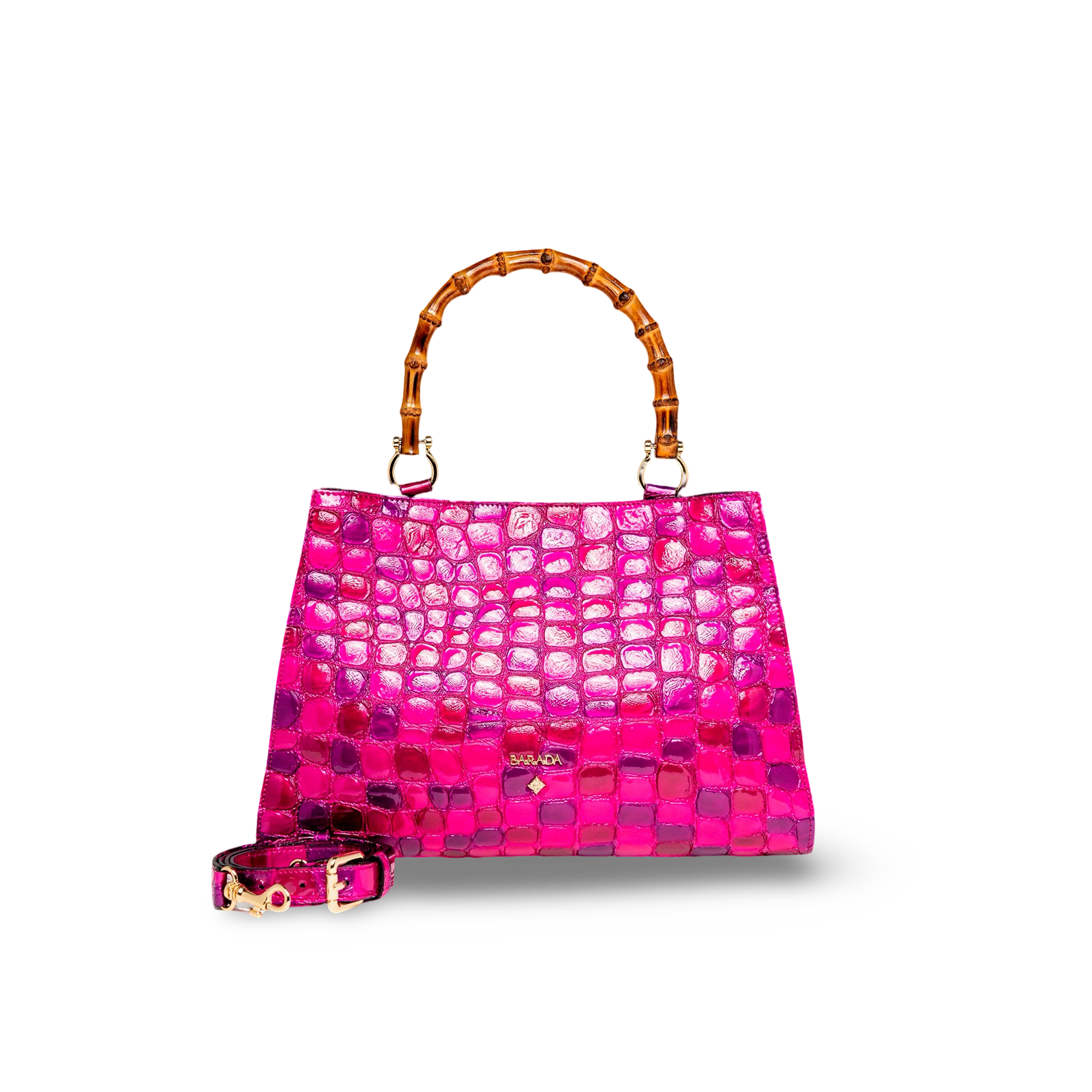 Cowhide and goatskin handle bag, Spanish craftsmanship