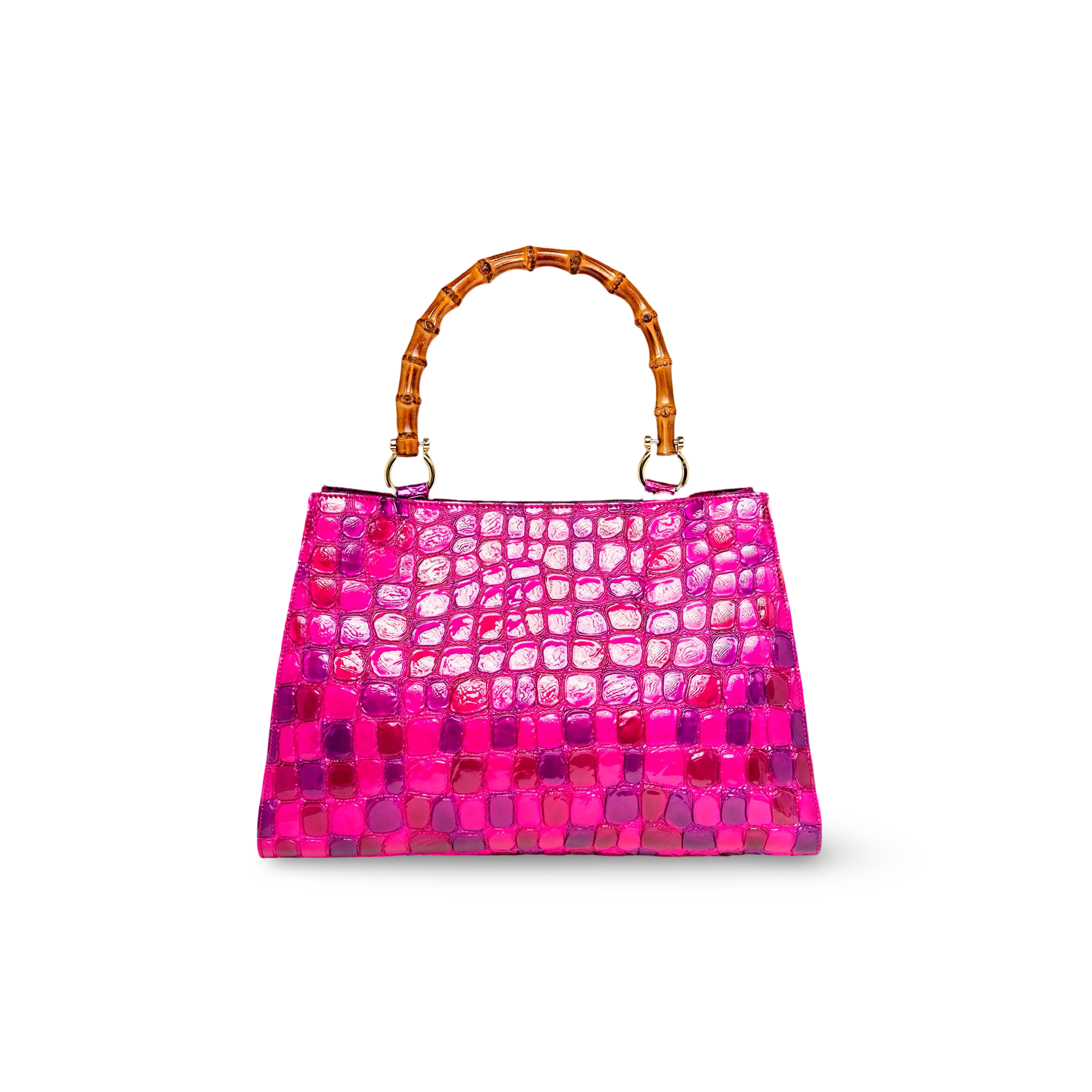 Cowhide and goatskin handle bag, Spanish craftsmanship