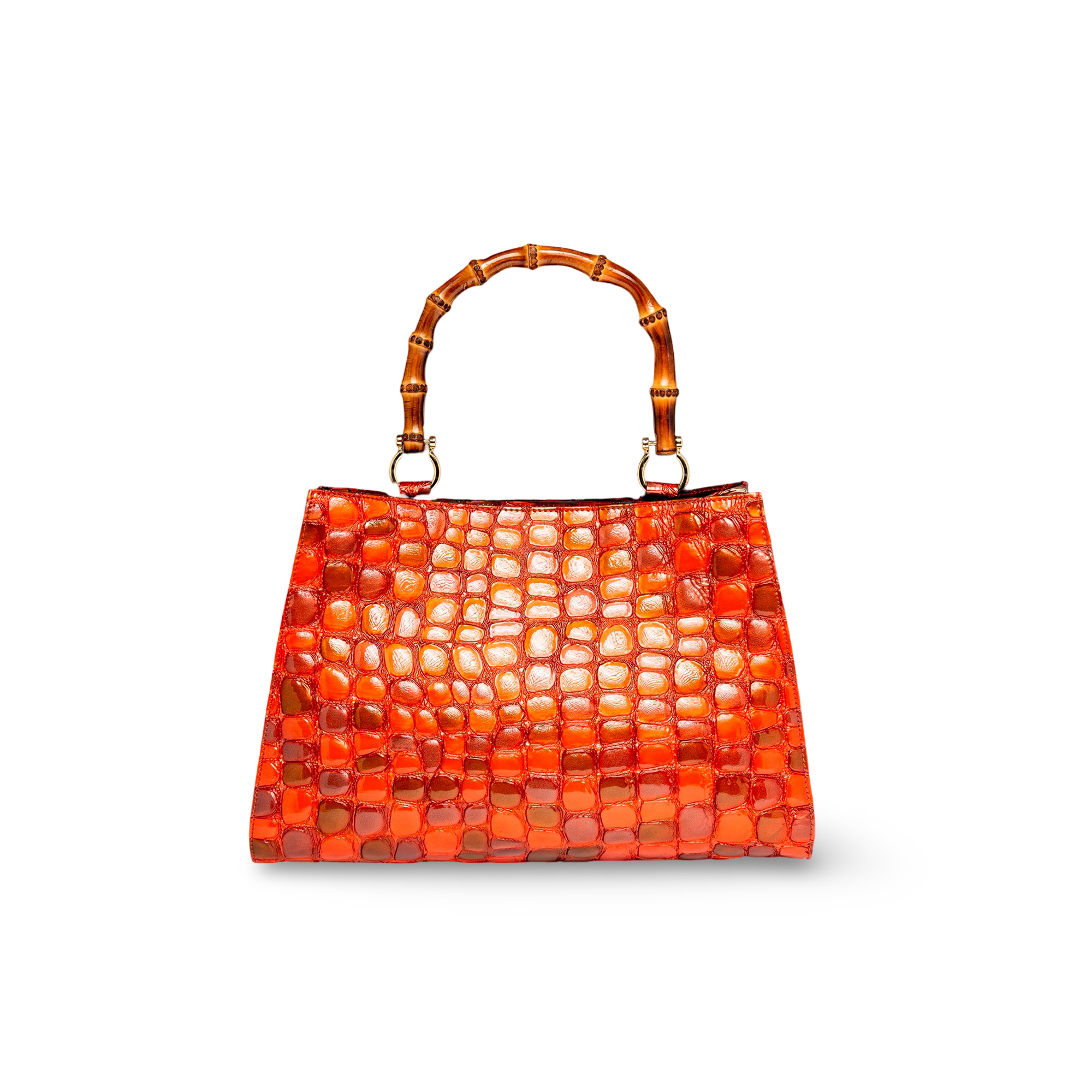 Cowhide and goatskin handle bag, Spanish craftsmanship