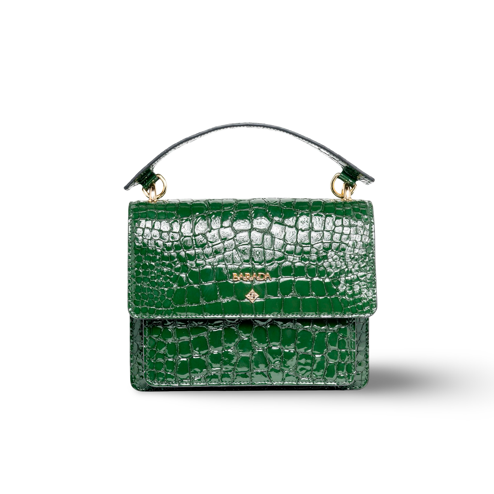 Designer handbag with goatskin handle for women