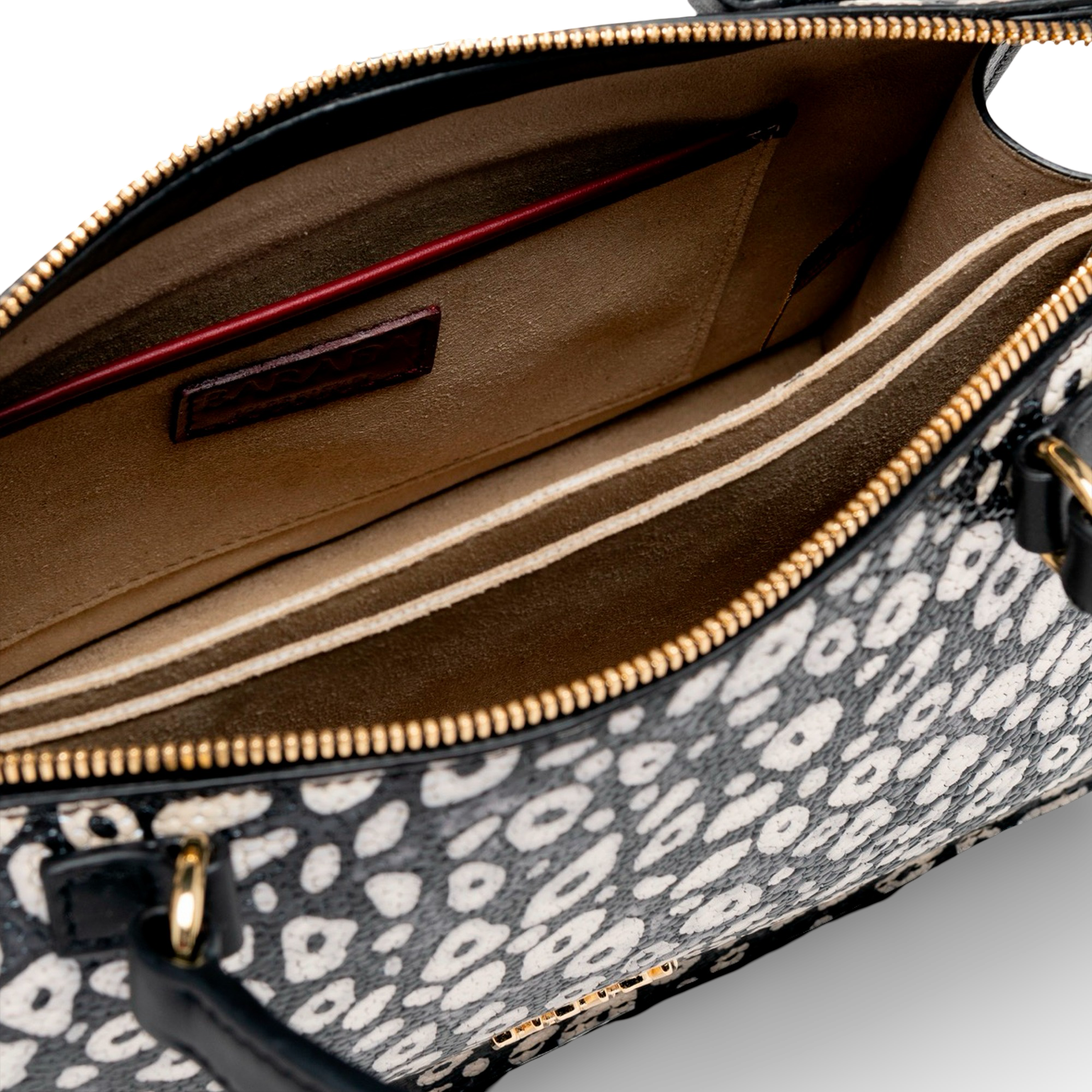 Cowhide handbag made in Spain