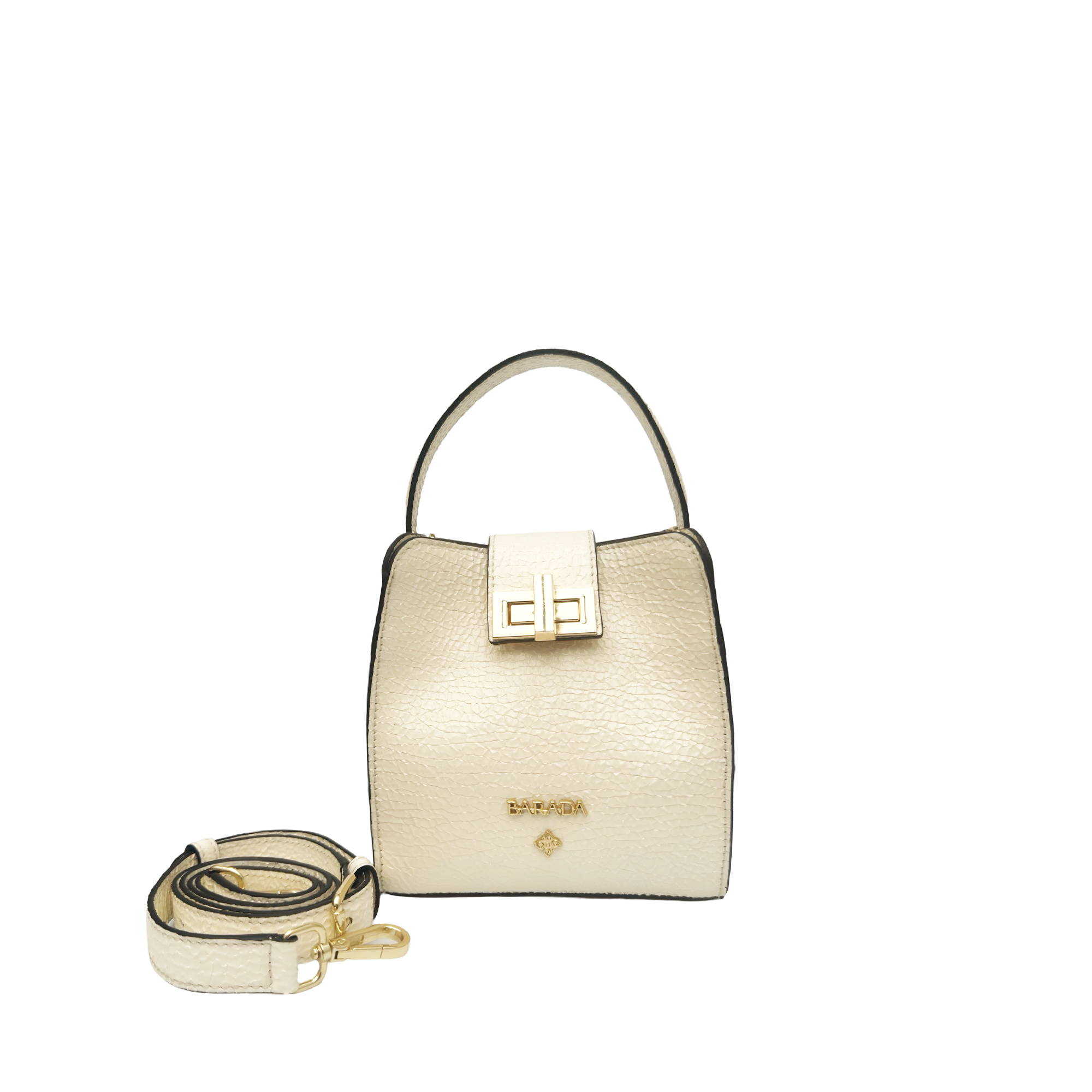 Mini Bag in goatskin with patent finish