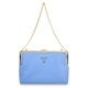 Clutch Handbag from our Dama Blanca collection in Nappa and Blue color