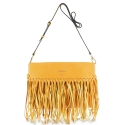 Crossover bag Style 336 in Napa leather (Lambskin) and Yellow colour