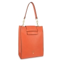 Shoulder bag Style 340 in Napa leather (Lambskin) and Orange colour