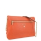 Cross over bag Style 343 in Napa leather (Lambskin) and Orange colour