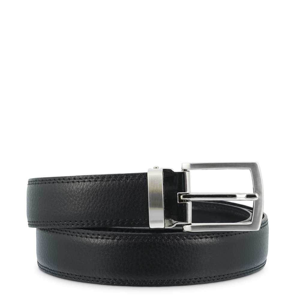 Leather Belt, Barada C1-AL00 in Leather brown color