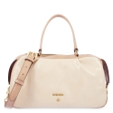 Top Handle Handbag in Cow Leather and Nude color