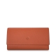 Flap Over Wallet in Calf Leather