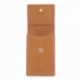 Leather Cigarette Case for women in Tan Leather color