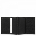 Leather Clip Wallet for men in Black color